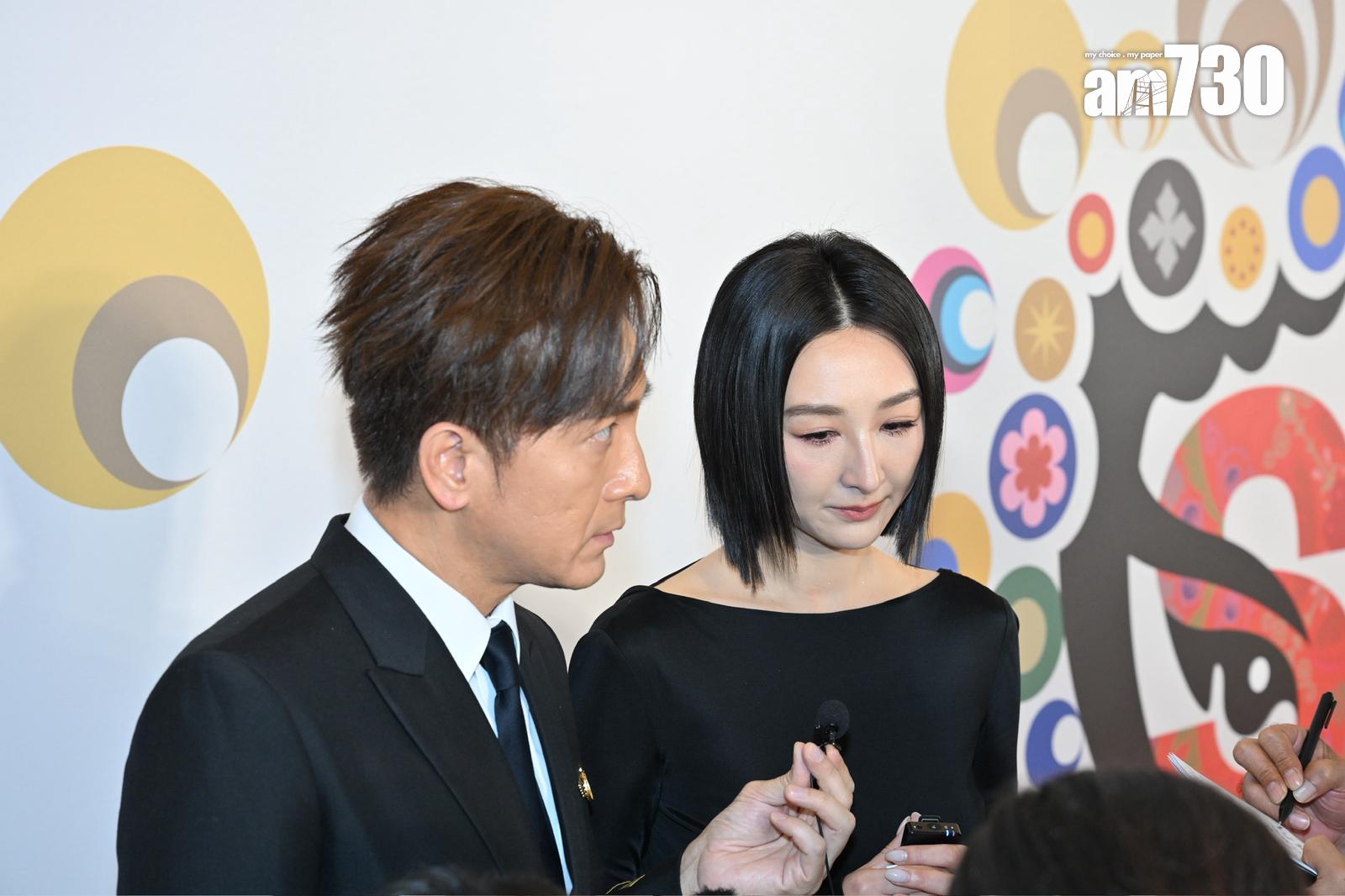 高海寧因許紹雄離世離世喊到眼腫。  (娛樂組攝)