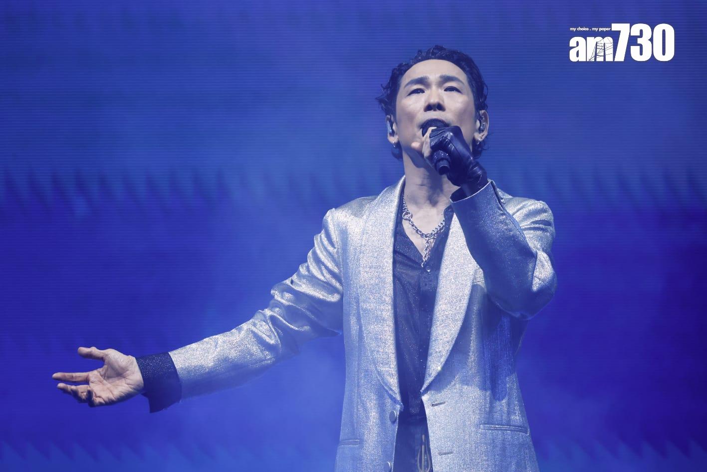 杜德偉(Alex)演唱會《GETUP 世界巡迴演唱會 - 香港站》尾場。(蘇文傑攝)