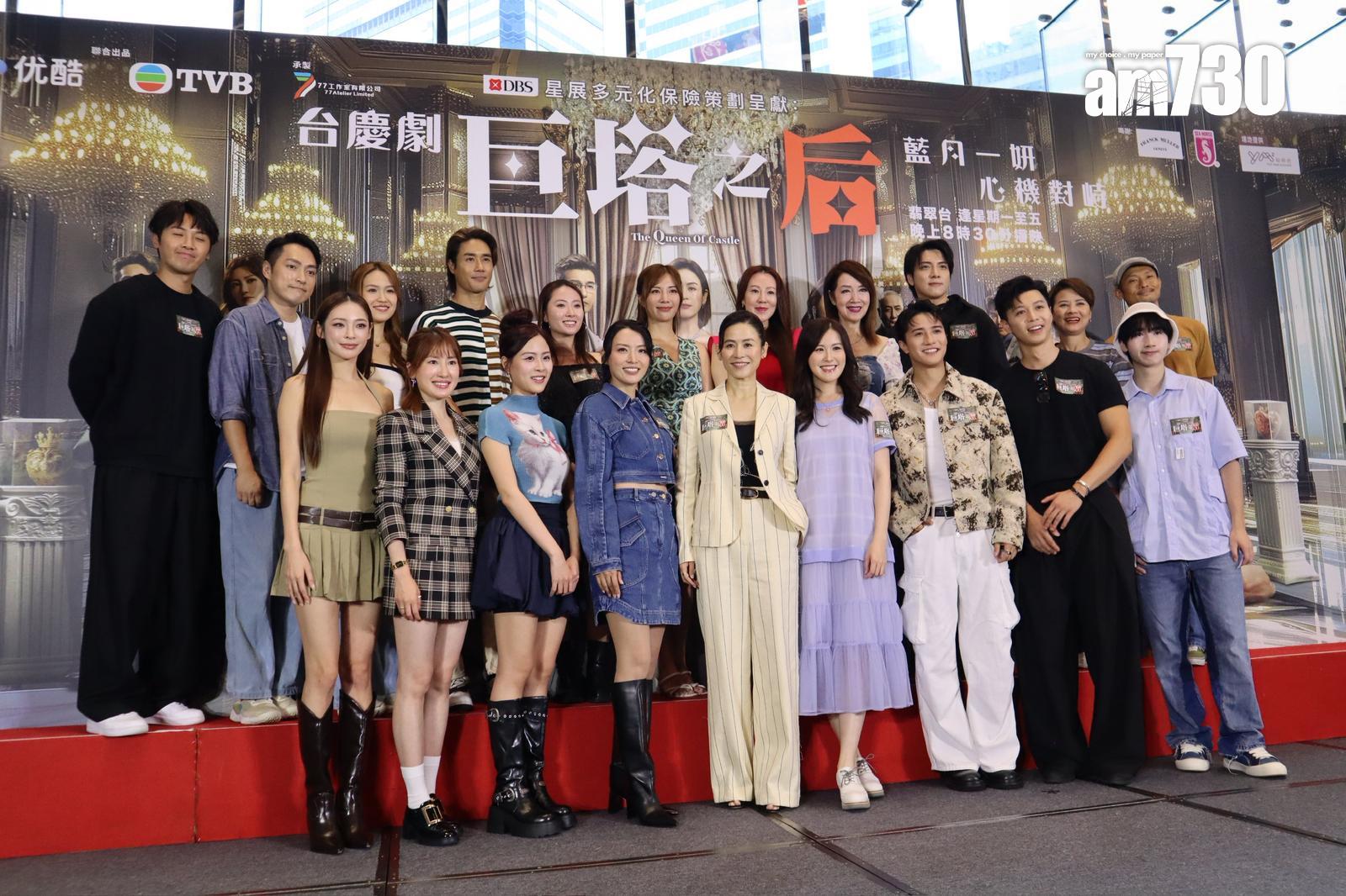 宣萱今日(12日)出席新劇《巨塔之后》宣傳。(娛樂組攝)