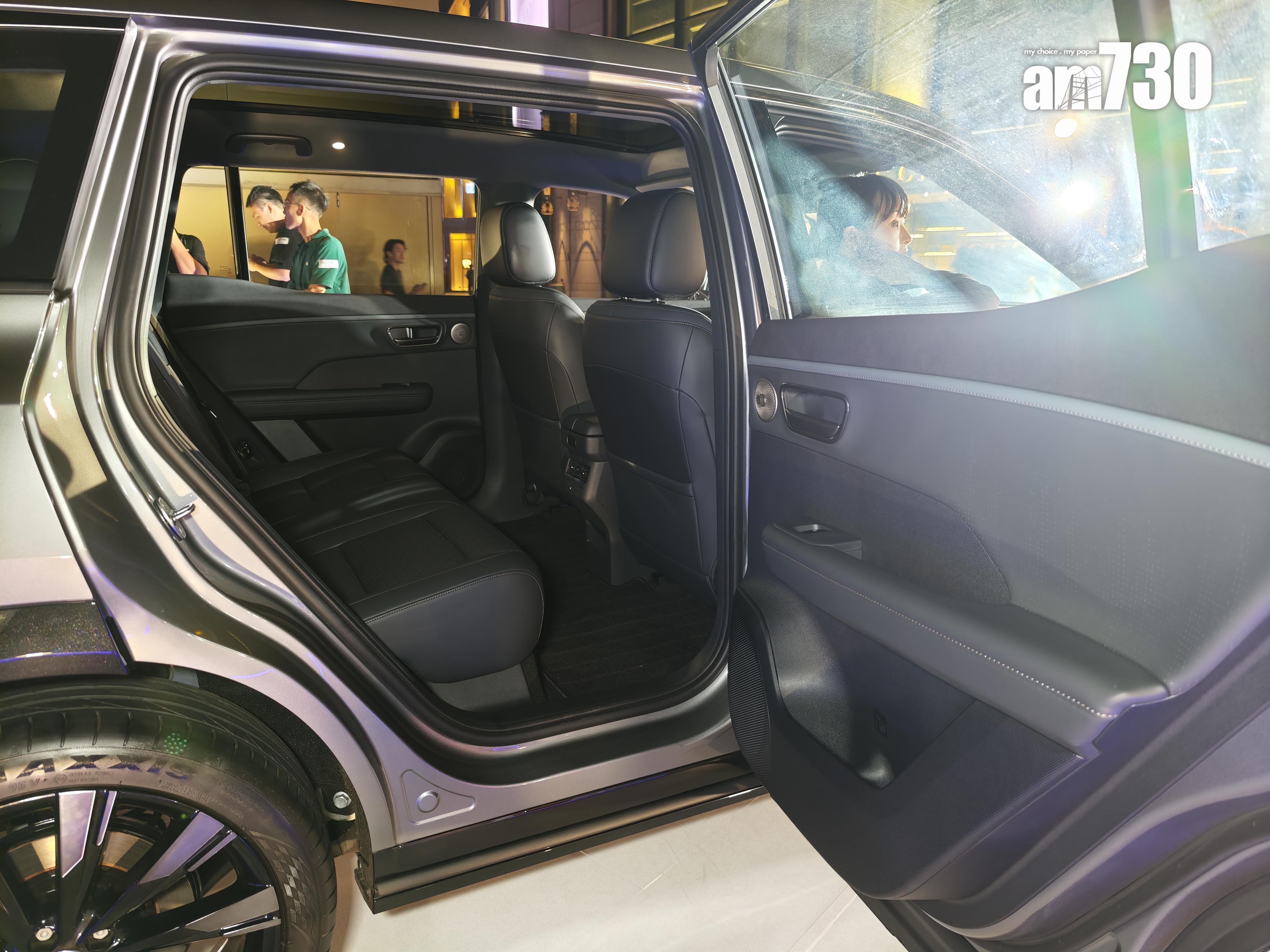 電動車|bZ3X後車門可作80度開門。