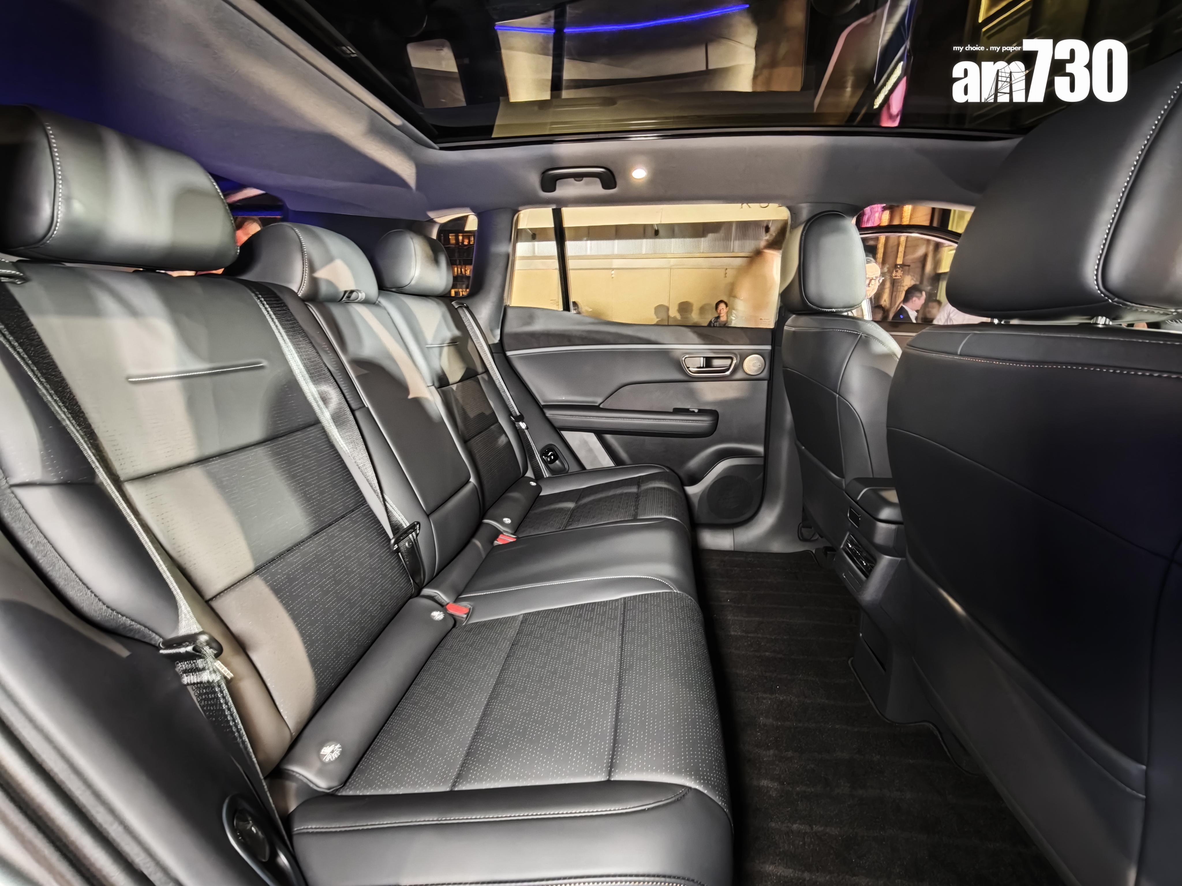 電動車|bZ3X後排有全平地台,車廂空間寬敞。