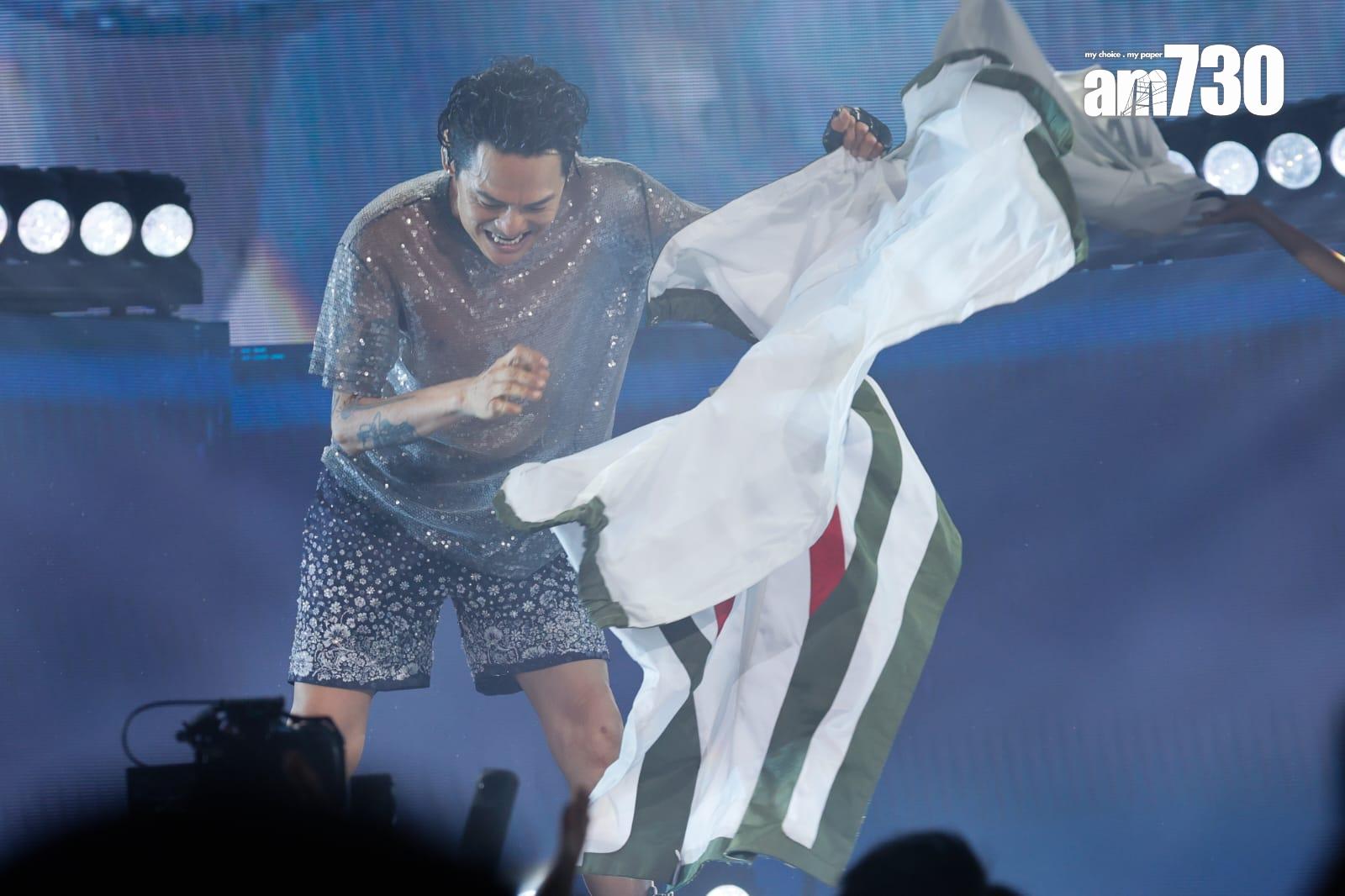 杜德偉(Alex)演唱會《GETUP 世界巡迴演唱會 - 香港站》尾場。(蘇文傑攝)