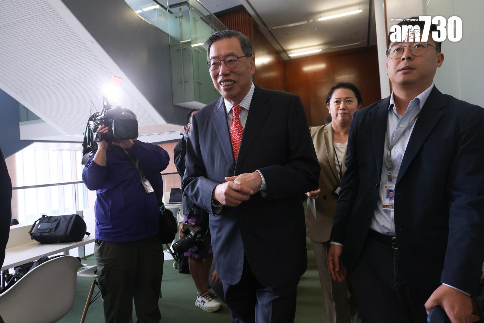 立法會本屆會期最後一次會議結束,主席梁君彥總結本屆工作。(周令知攝)