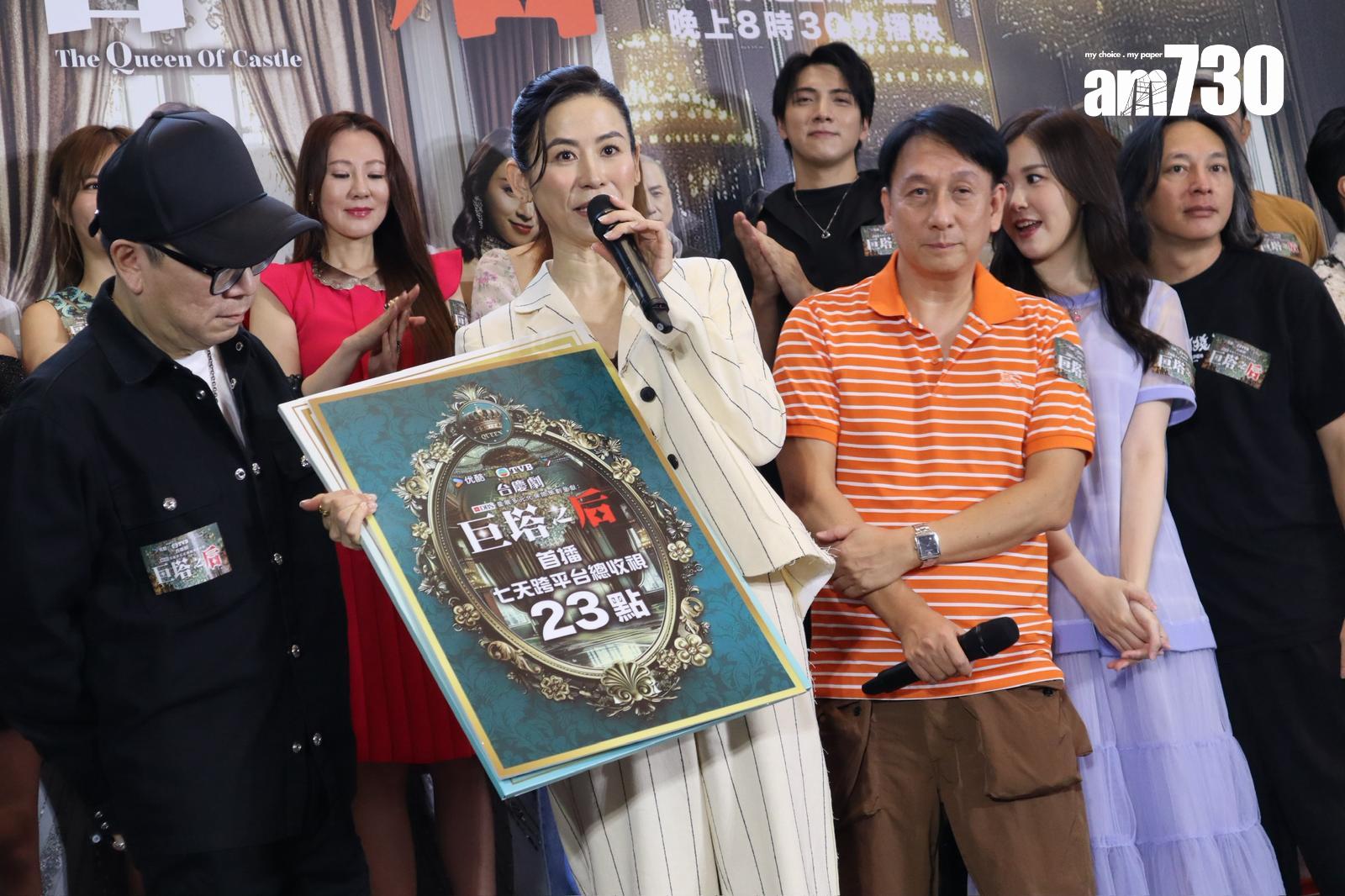 宣萱今日(12日)出席新劇《巨塔之后》宣傳。(娛樂組攝)