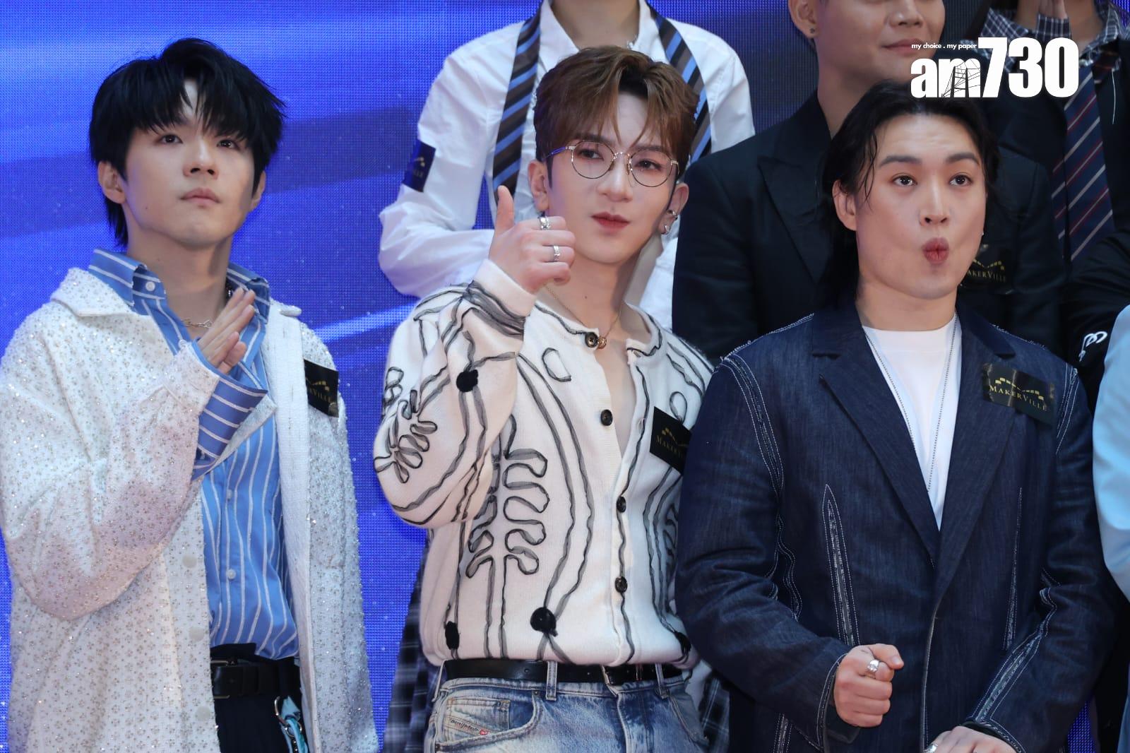 陳卓賢、Anson Lo和Jer柳應廷。(林俊源攝)