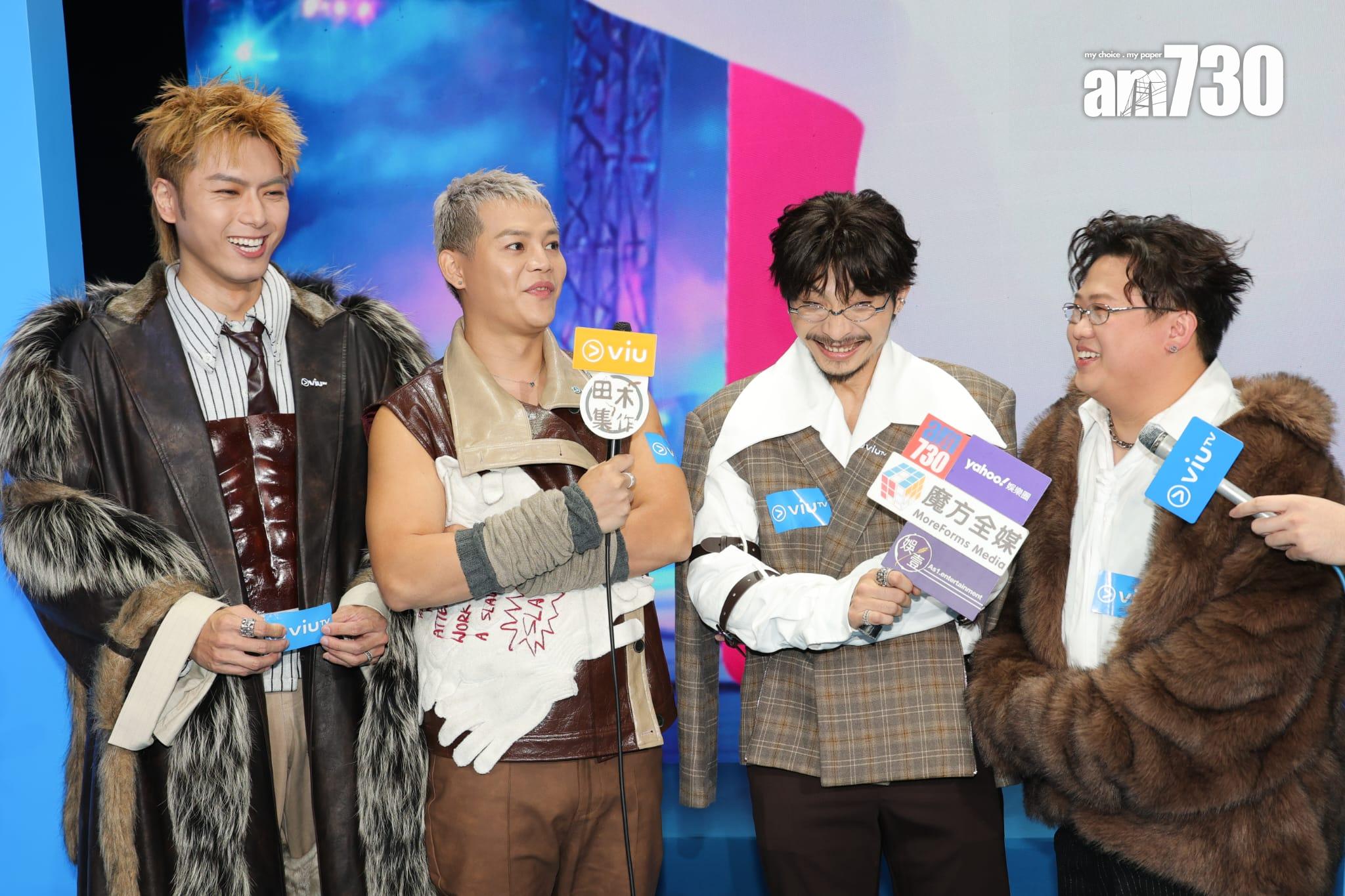 ERROR四子齊人訪問,自動開啟暴走模式。(吳康琦攝)