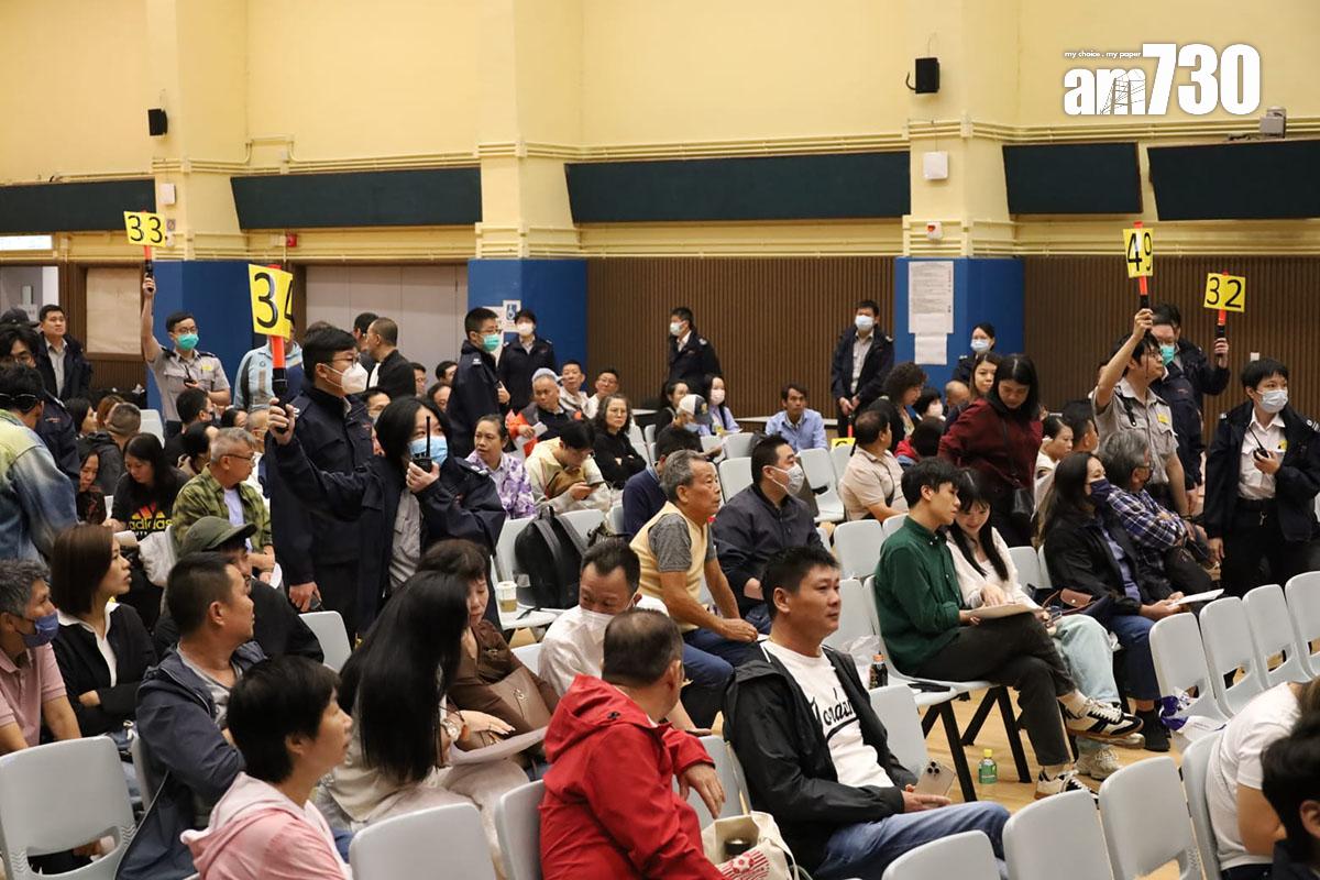 維園花市攤位公開競投一連3日舉行。(鍾式明攝)