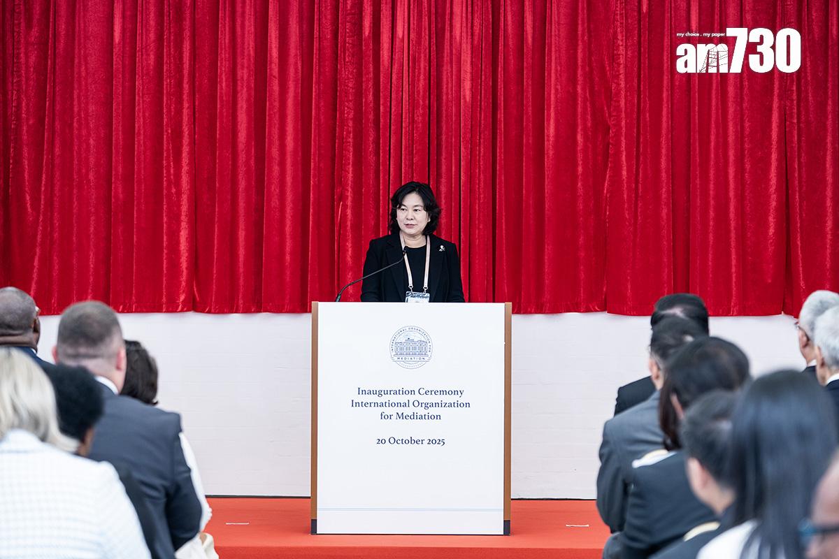 華春瑩表示,國際調解院的成立為國際法治領域提供一個新平台。(中新社)