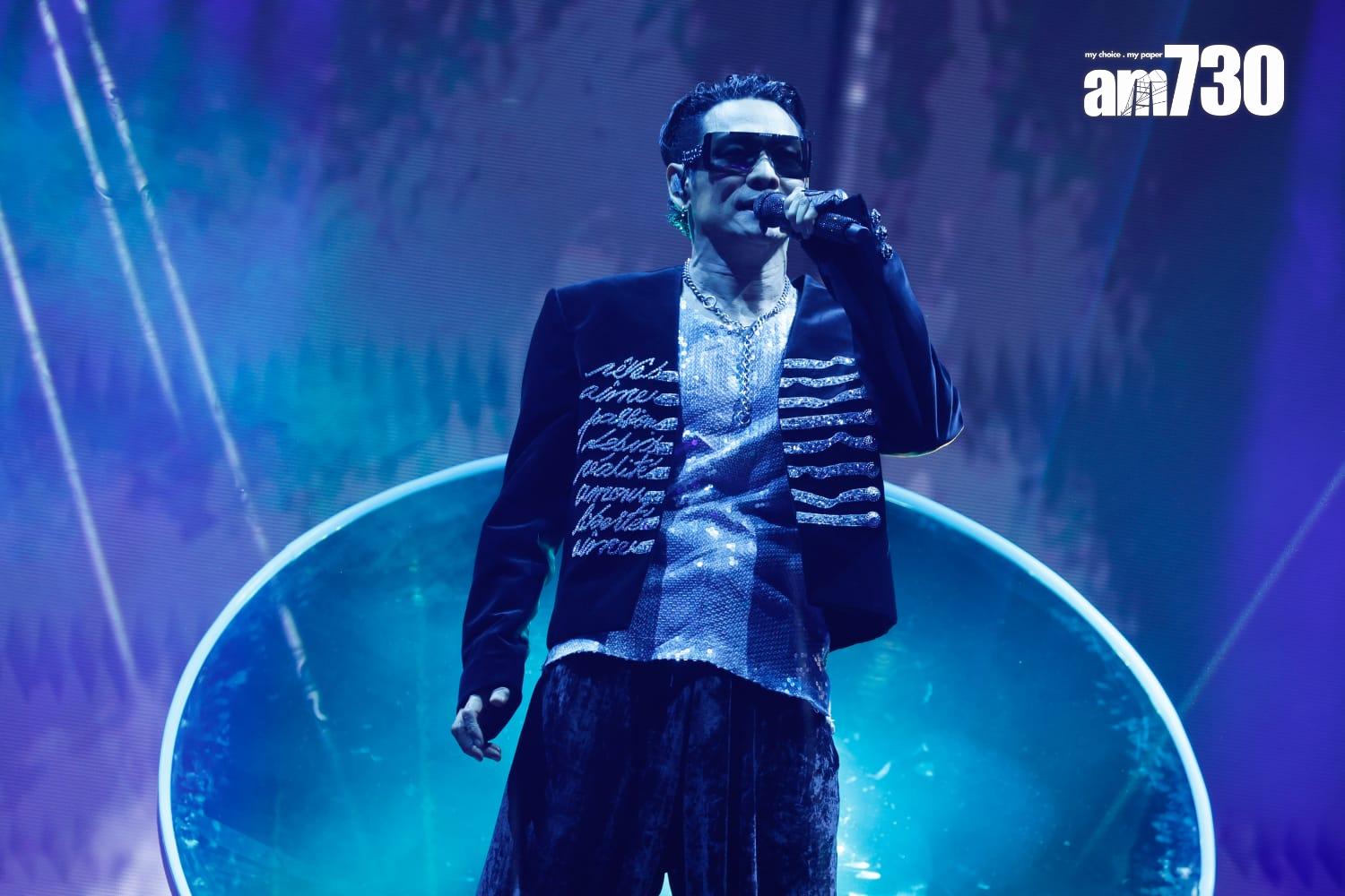 杜德偉(Alex)演唱會《GETUP 世界巡迴演唱會 - 香港站》尾場。(蘇文傑攝)