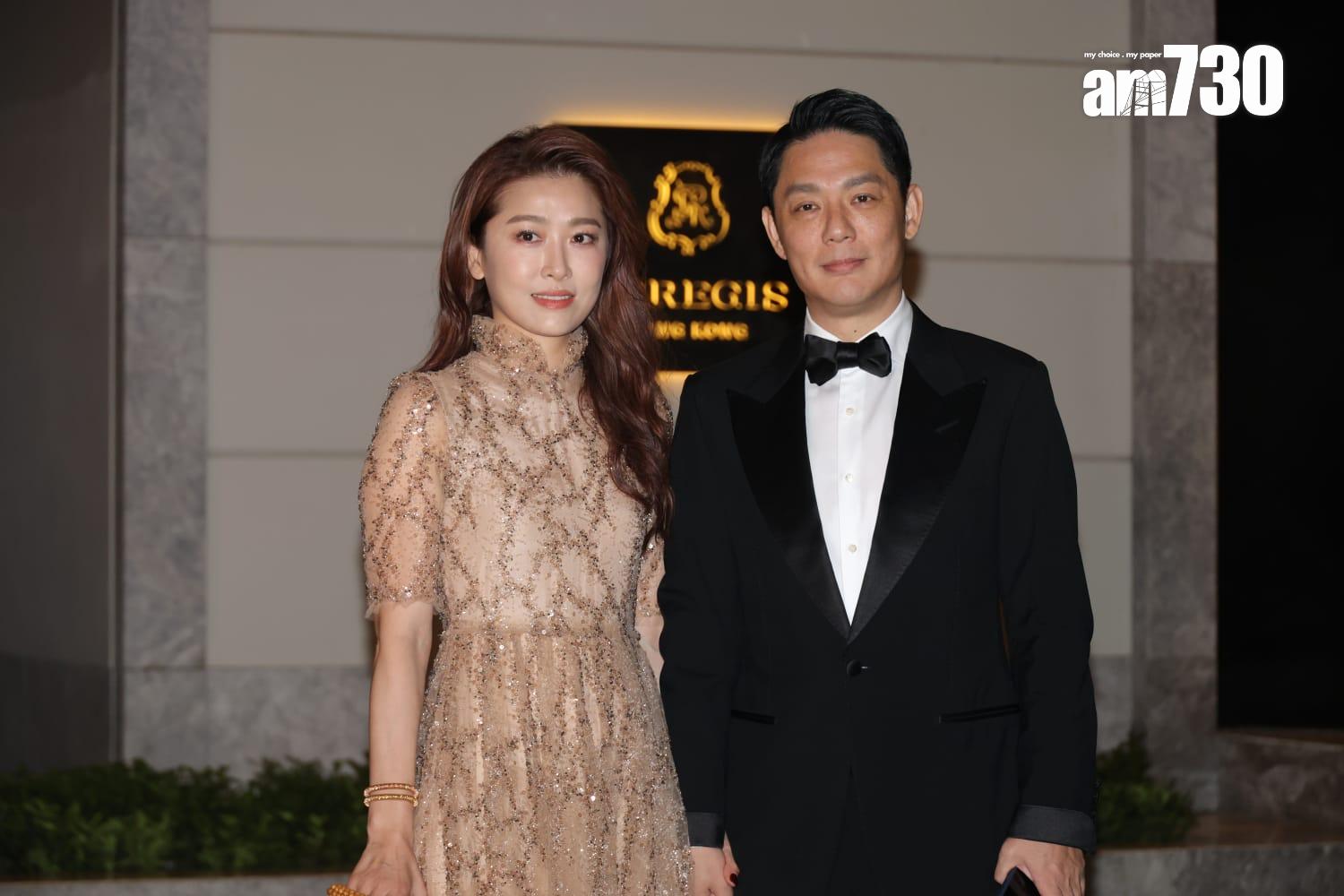 周勵淇與老公傅程鵬 (林俊源攝)