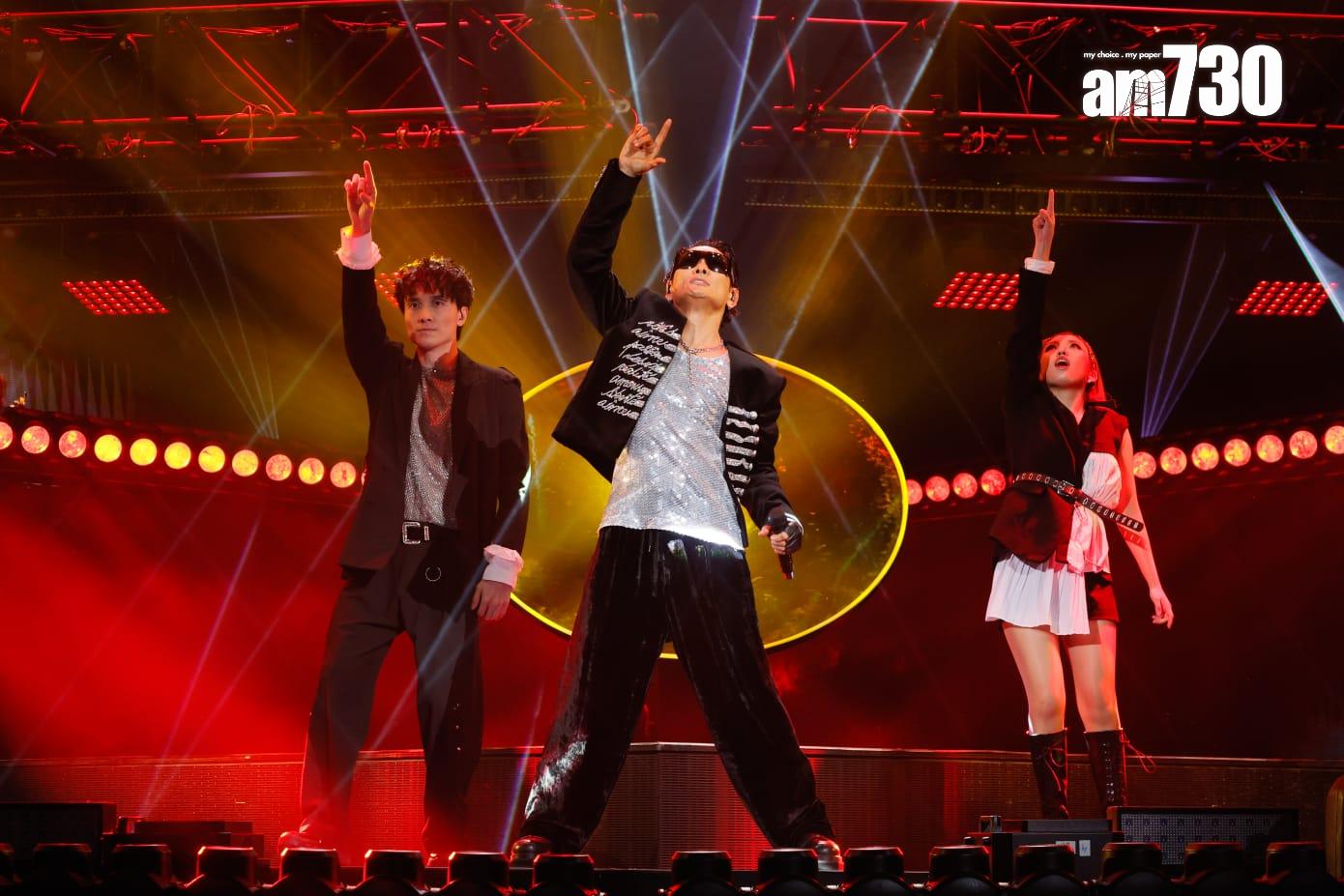 杜德偉(Alex)演唱會《GETUP 世界巡迴演唱會 - 香港站》尾場。(蘇文傑攝)