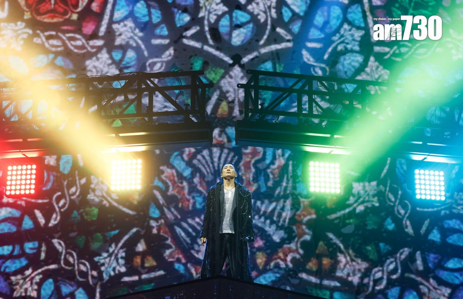 杜德偉(Alex)演唱會《GETUP 世界巡迴演唱會 - 香港站》尾場。(蘇文傑攝)