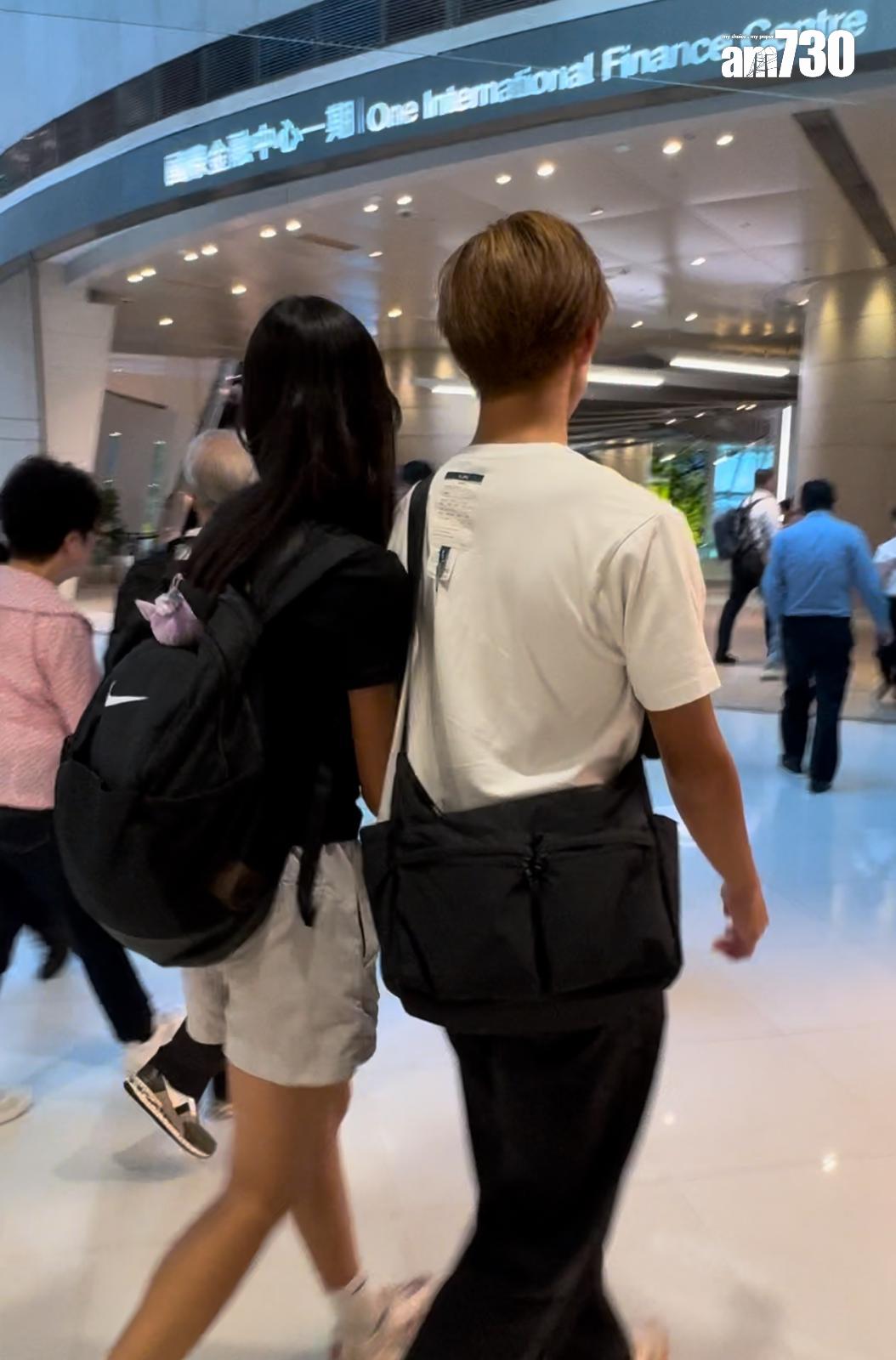 林銘夫日前拖女友現身中環IFC。 (娛樂組攝)