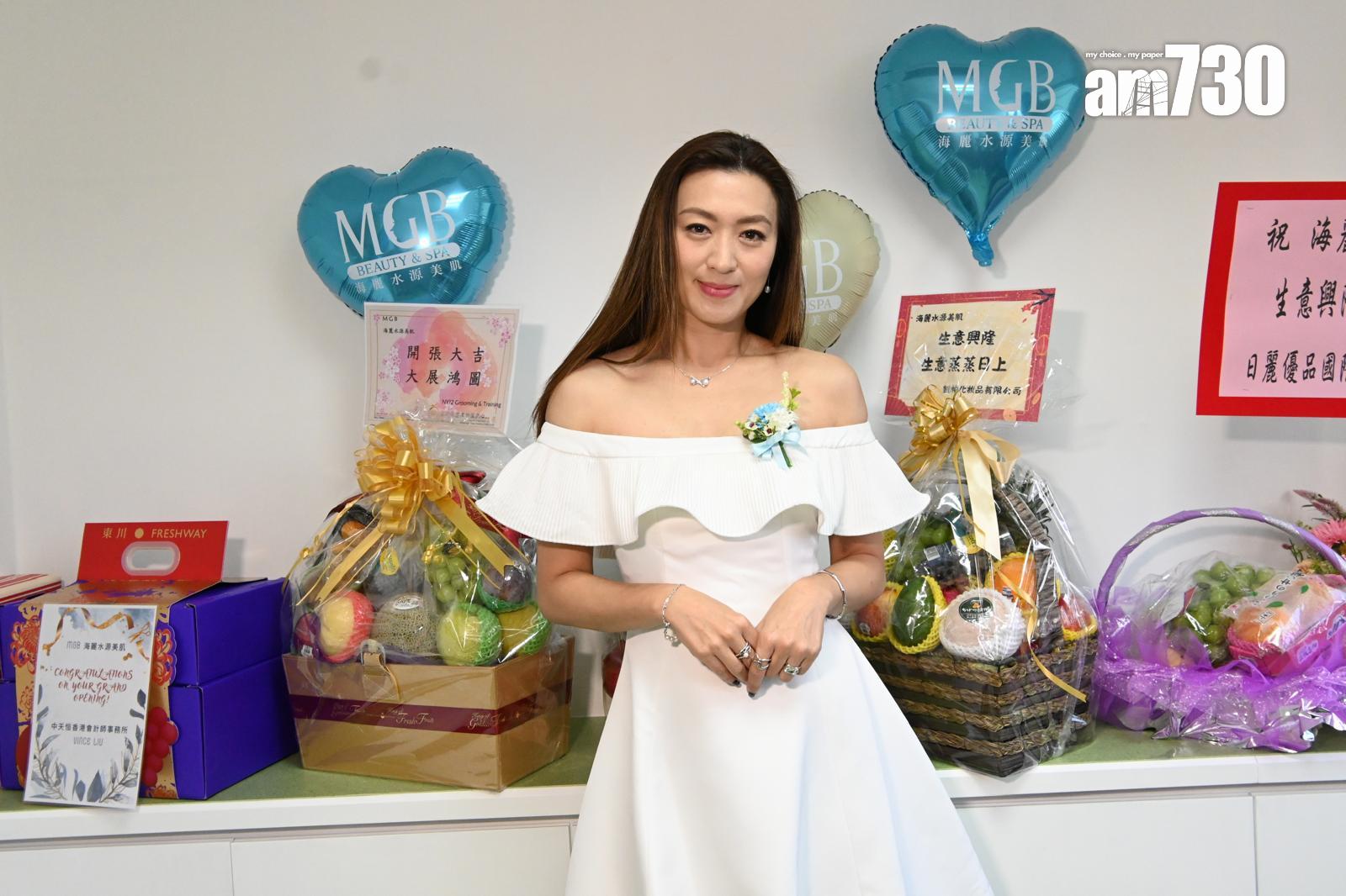 姚嘉妮透露林祖輝每星期跟仔女見面,大家也會一齊外出吃飯。(娛樂組攝)