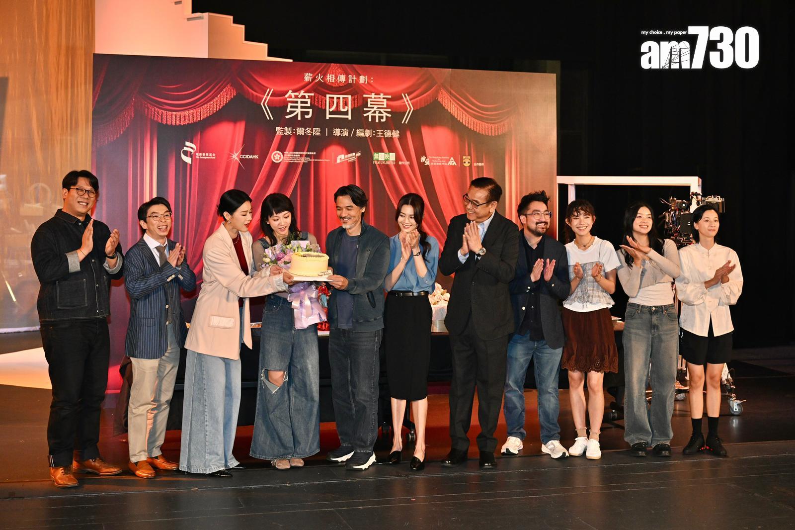 袁澧林生日在工作中度過。(娛樂組攝)