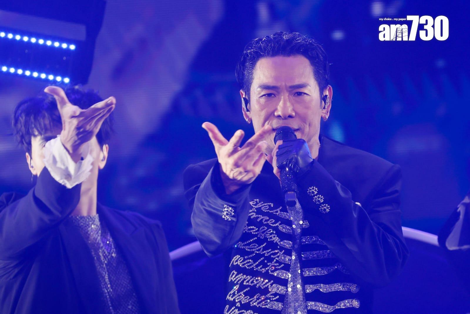 杜德偉(Alex)演唱會《GETUP 世界巡迴演唱會 - 香港站》尾場。(蘇文傑攝)