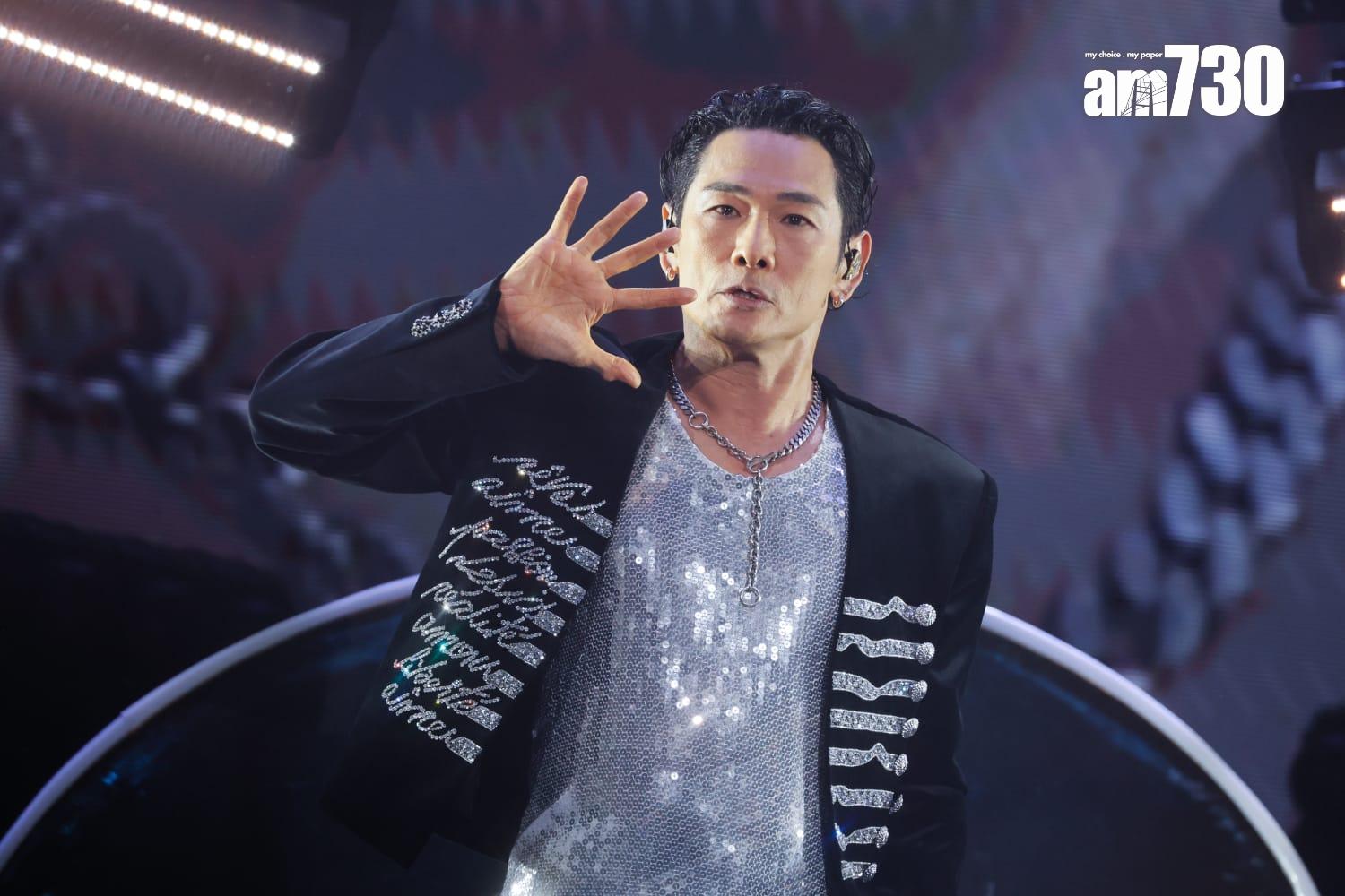 杜德偉(Alex)演唱會《GETUP 世界巡迴演唱會 - 香港站》尾場。(蘇文傑攝)