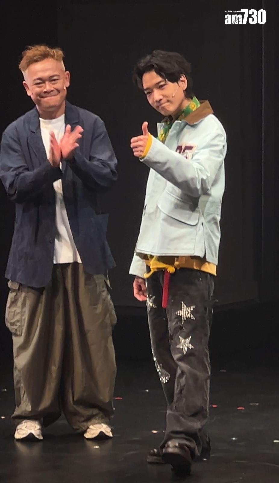 梁祖堯在舞台劇《我推的男子》臨時頂臨魯文傑,BabyJohn大讚。