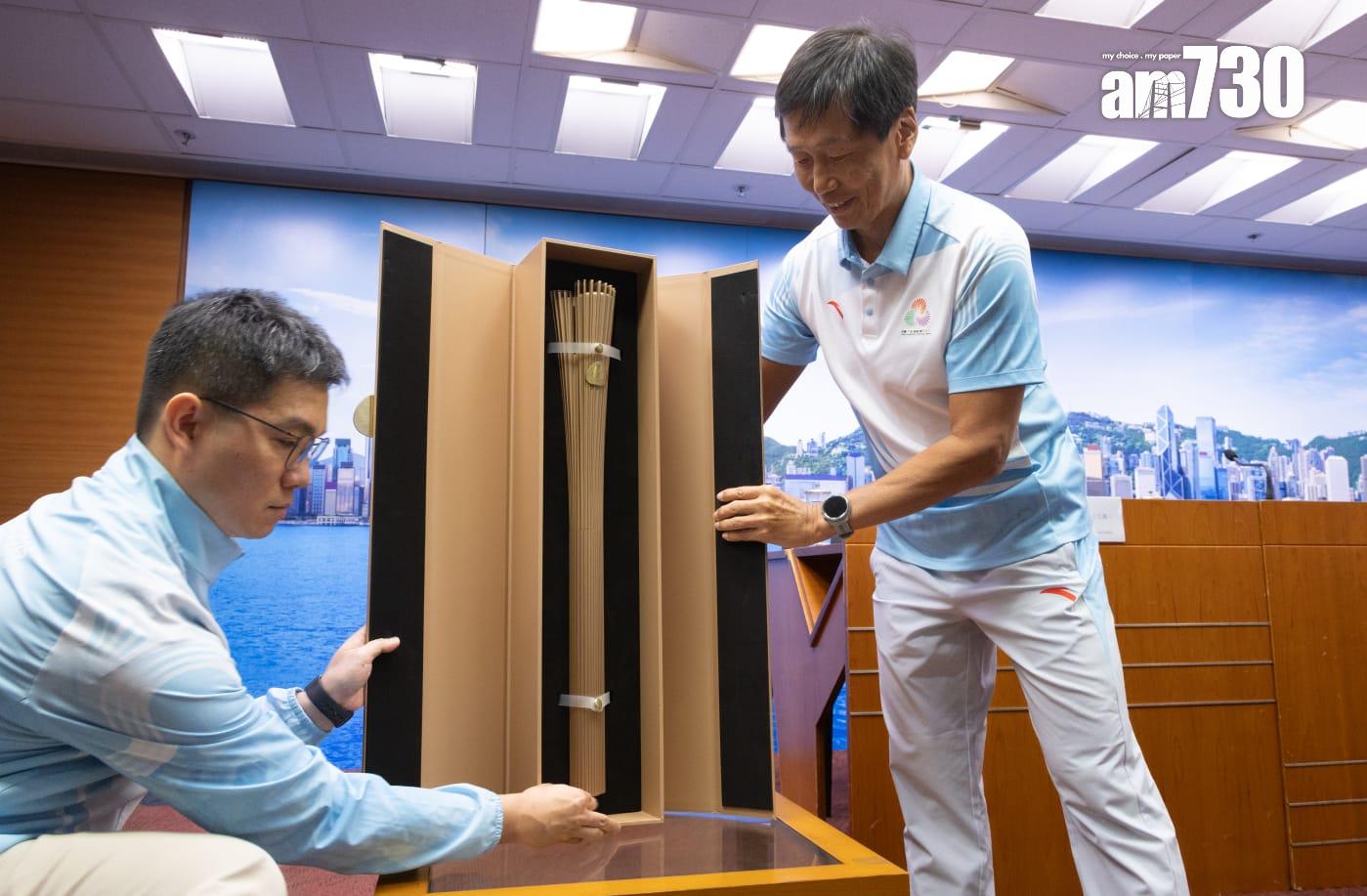 全運會火炬傳遞儀式將於周日舉行。(蘇文傑攝)