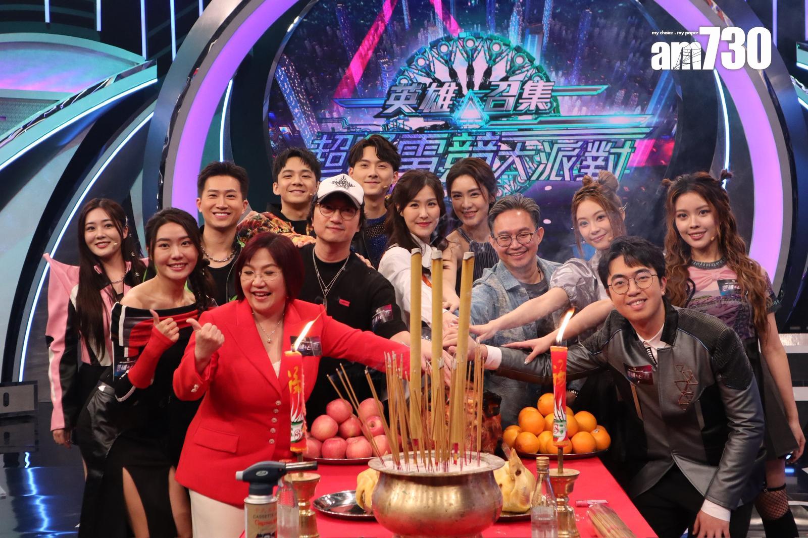 戴祖儀今日(5日)出席《2025特戰英豪巴黎全球冠軍賽》拜神儀式。(娛樂組攝)