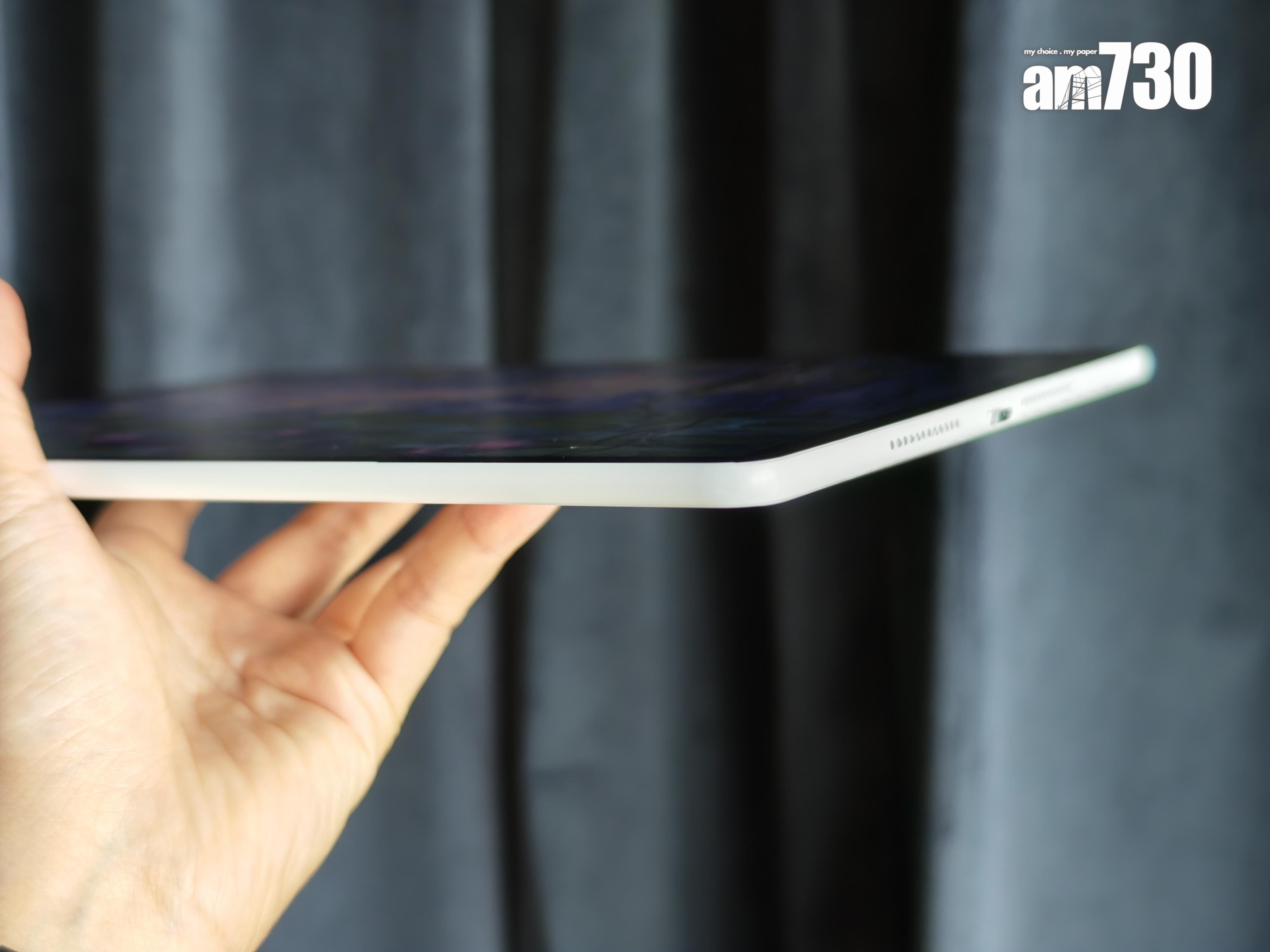 HUAWEI MatePad 12 X僅重555g,厚度5.9mm。