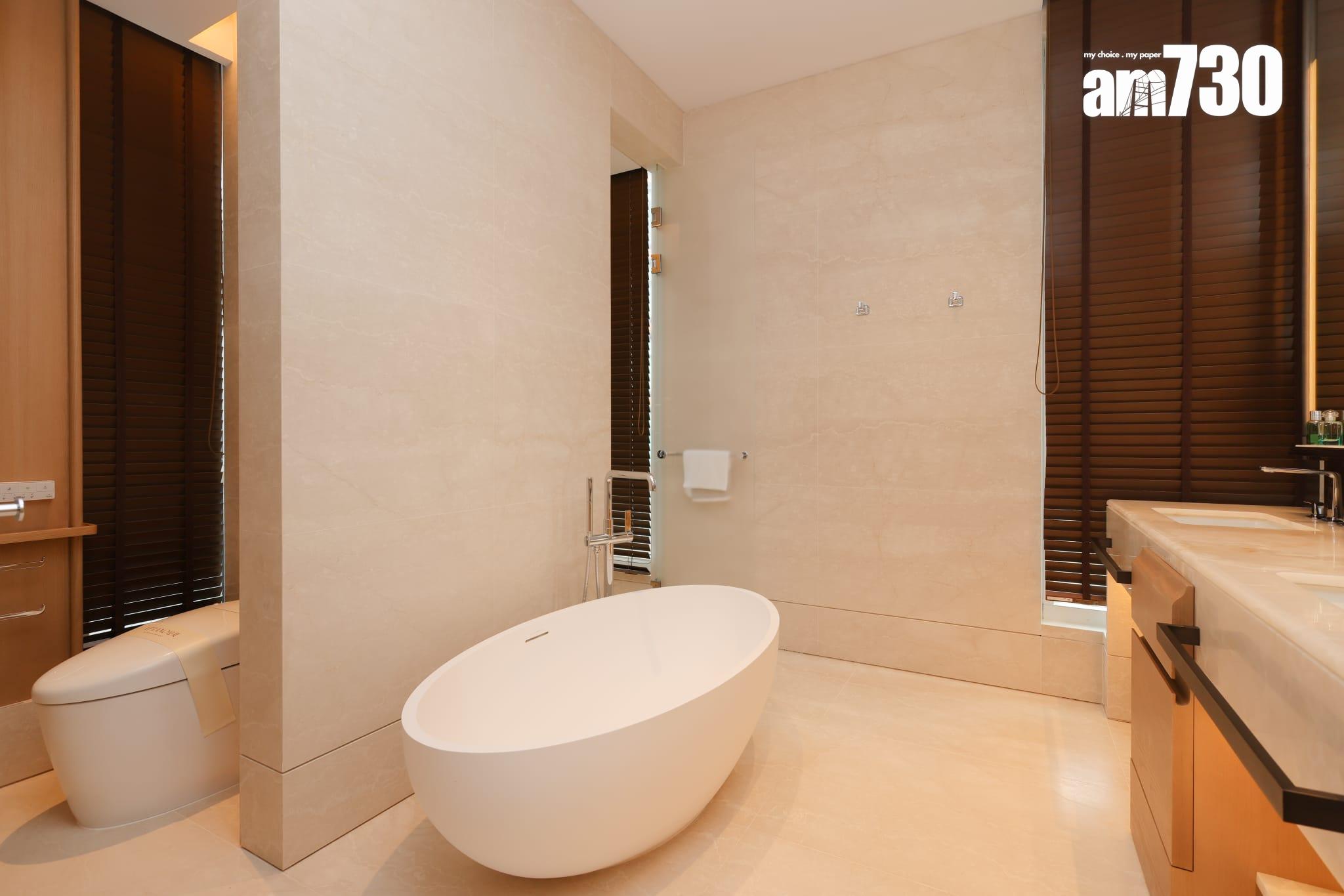 迎夏示範單位|4022呎頂層複式戶 玻璃轉角設計盡覽淺水灣海岸(多圖有片)|淺水灣豪宅