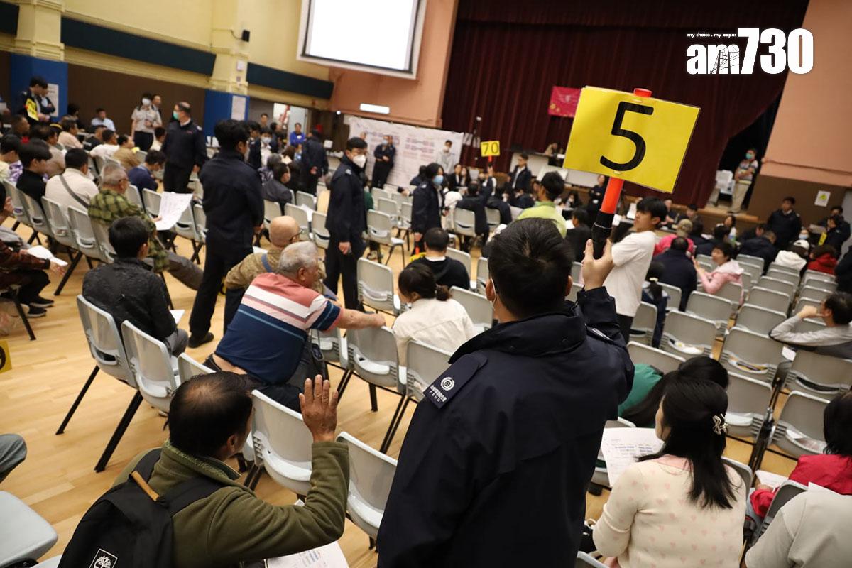 維園花市攤位公開競投一連3日舉行。(鍾式明攝)