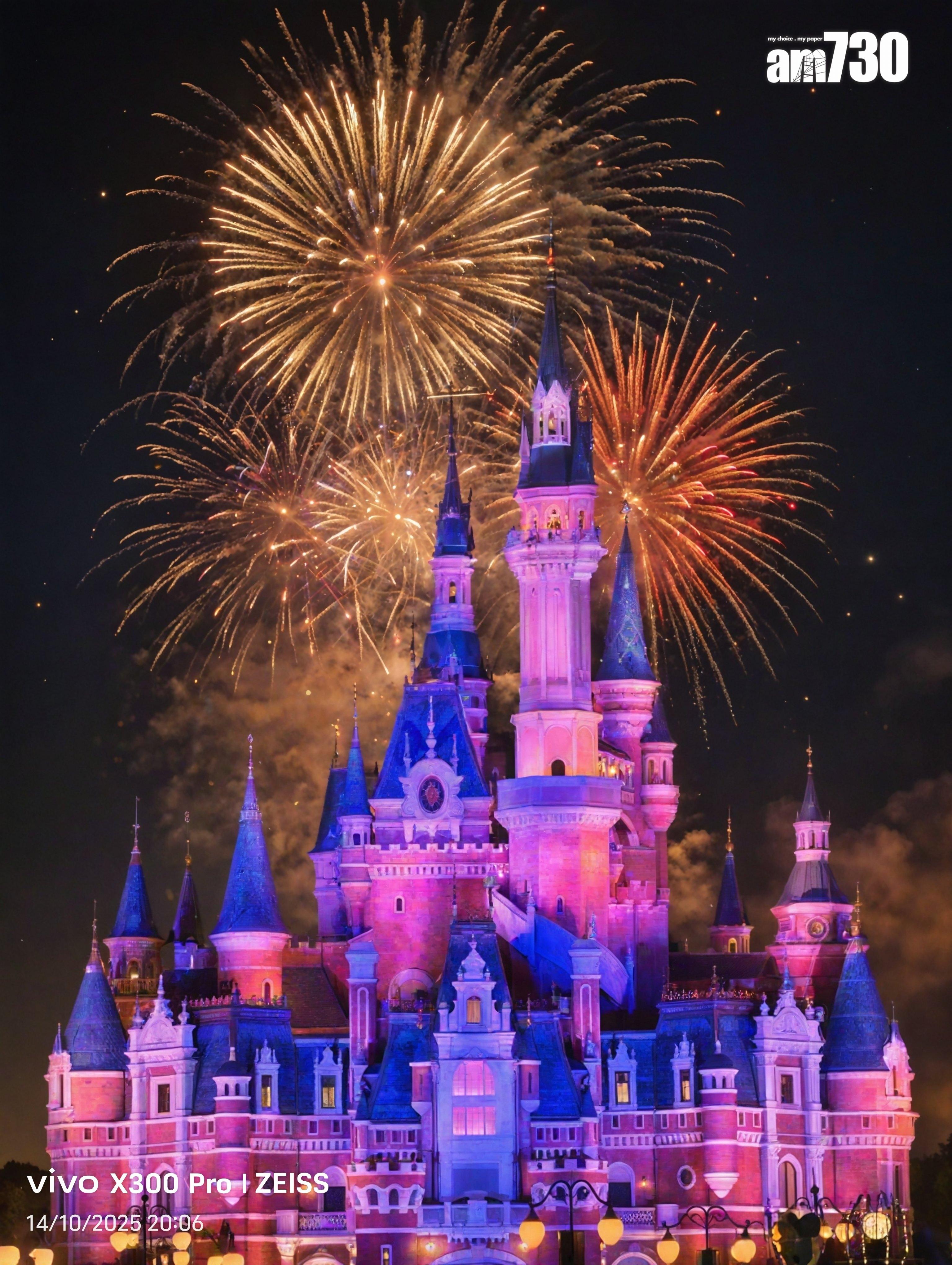 vivo X300 Pro可用AI生成煙花背景。