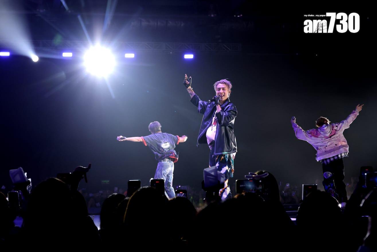 MIRROR「FING小隊」《W.T.F.2 Live 2025》。(林俊源攝)