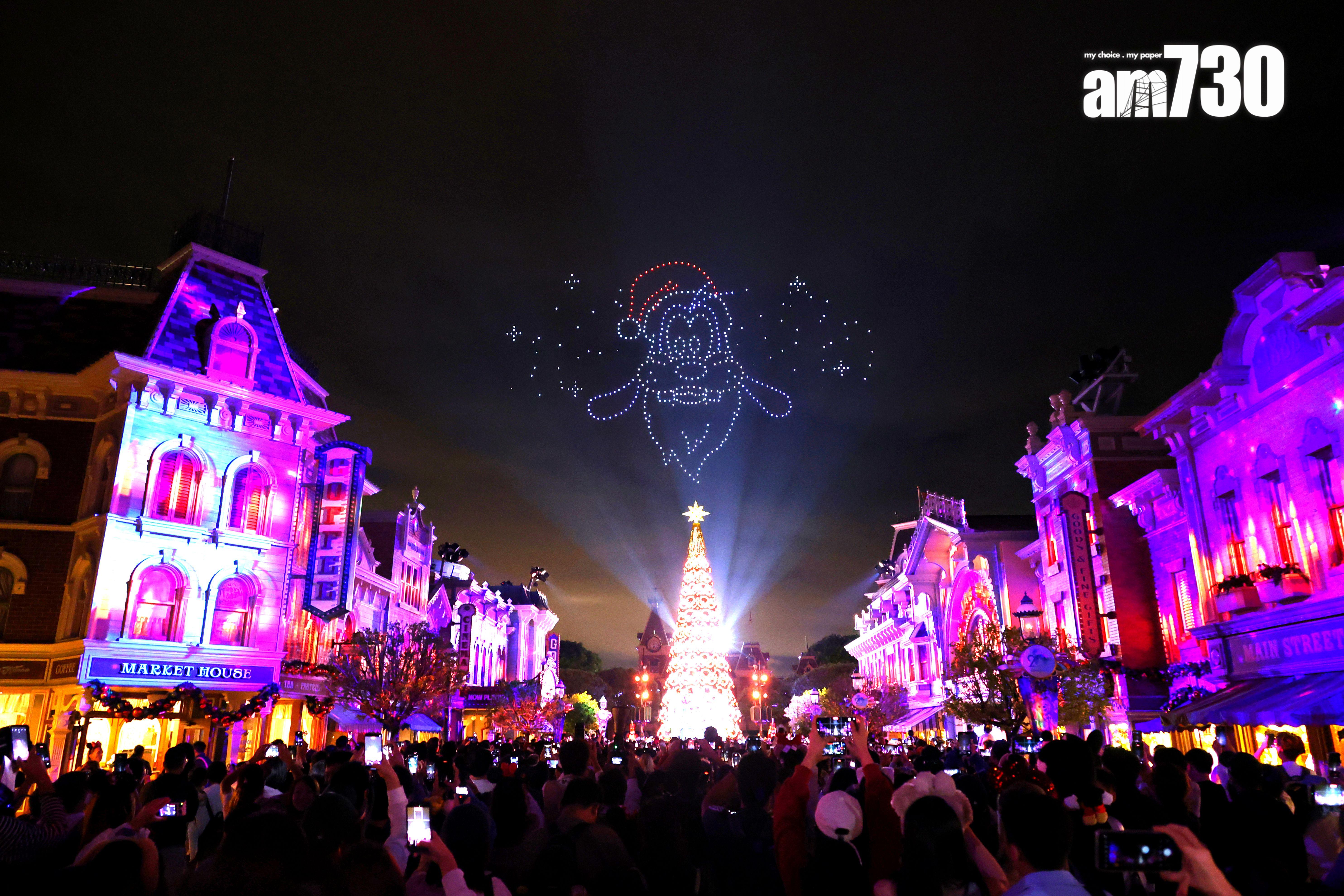 聖誕高飛圖案。(林俊源攝)