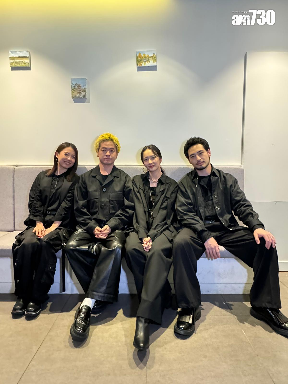 綠黃色社會的結他手小林壹誓(右)自爆欣賞張敬軒員,被隊友封為「日版軒公」。 (娛樂組攝)