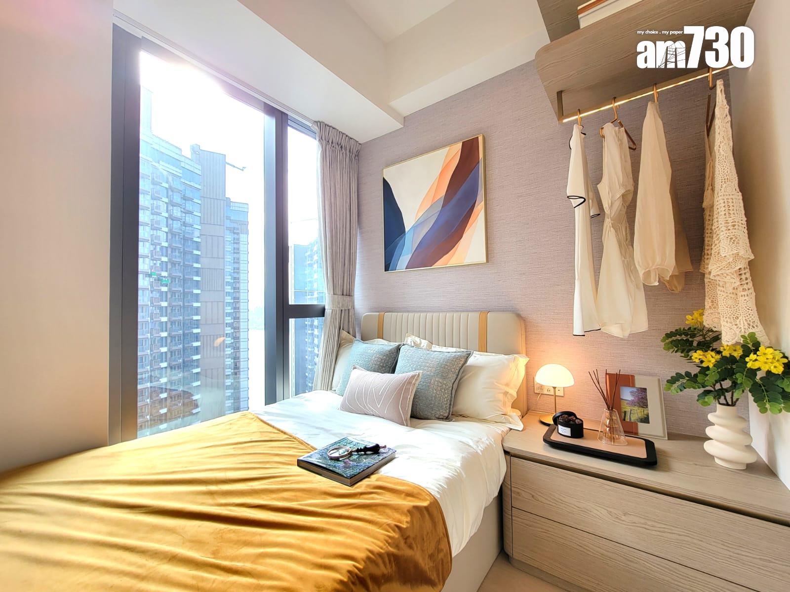 DOUBLE COAST III示範單位|249呎開放式 間隔方正實用 三合一露台設計(多圖有片)|啟德新盤