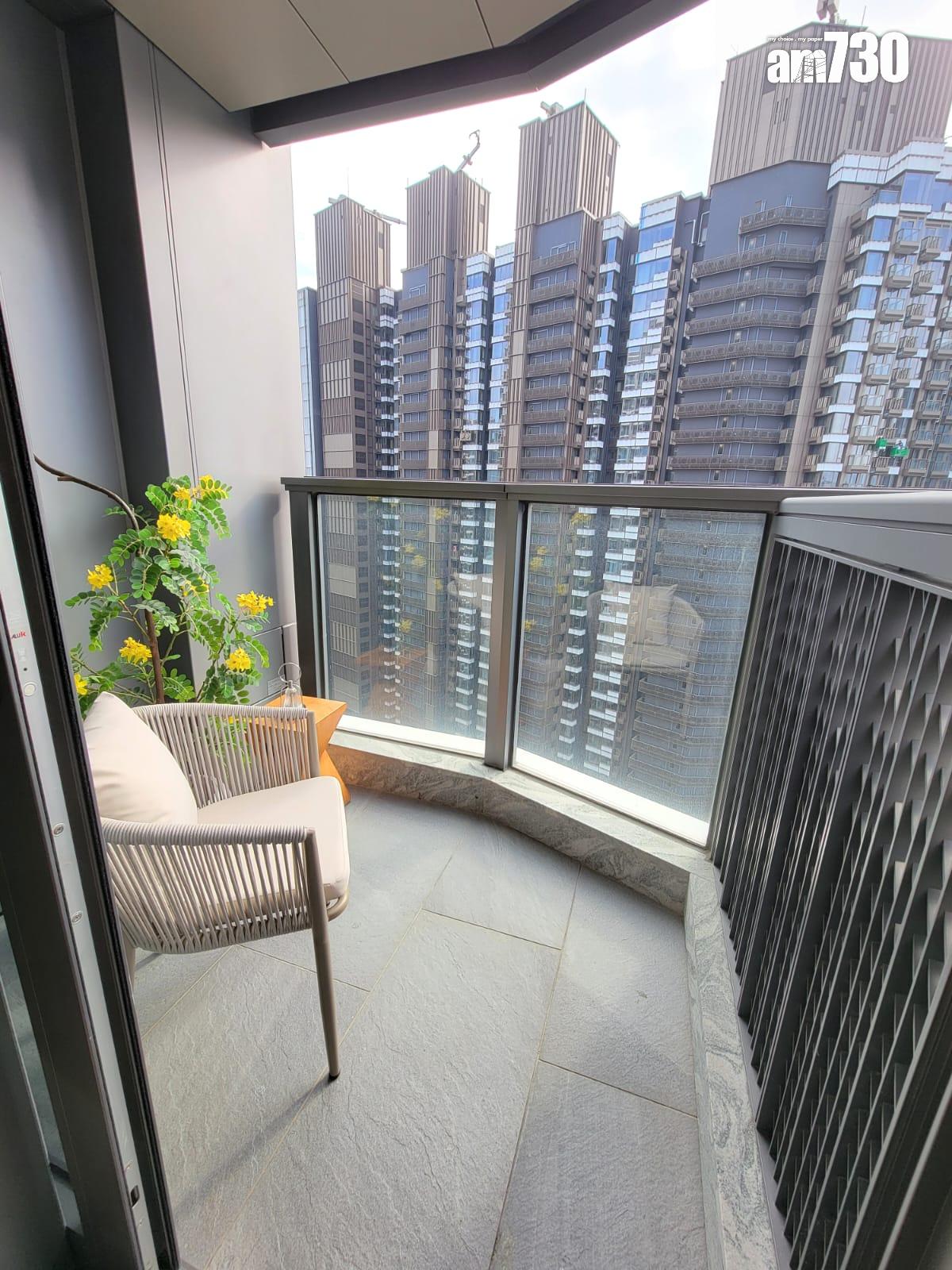 DOUBLE COAST III示範單位|249呎開放式 間隔方正實用 三合一露台設計(多圖有片)|啟德新盤