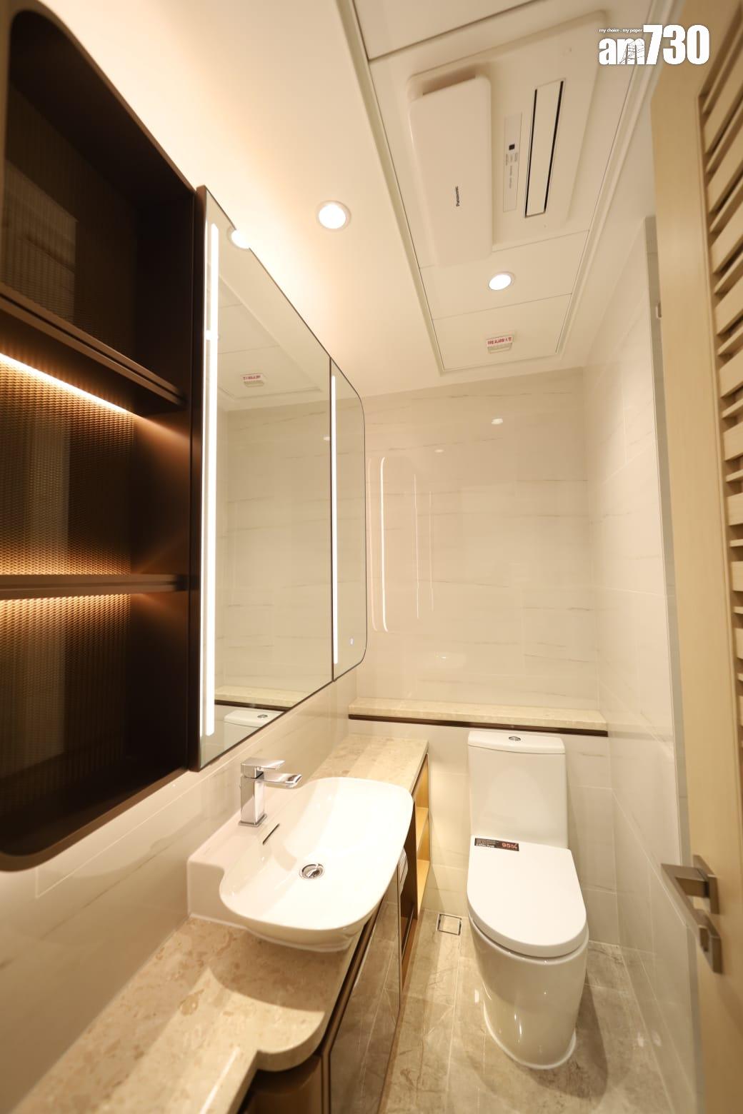 柏景峰示範單位|293呎無改動一房 樓底高度3.3米空感十足(多圖有片)|油塘新盤