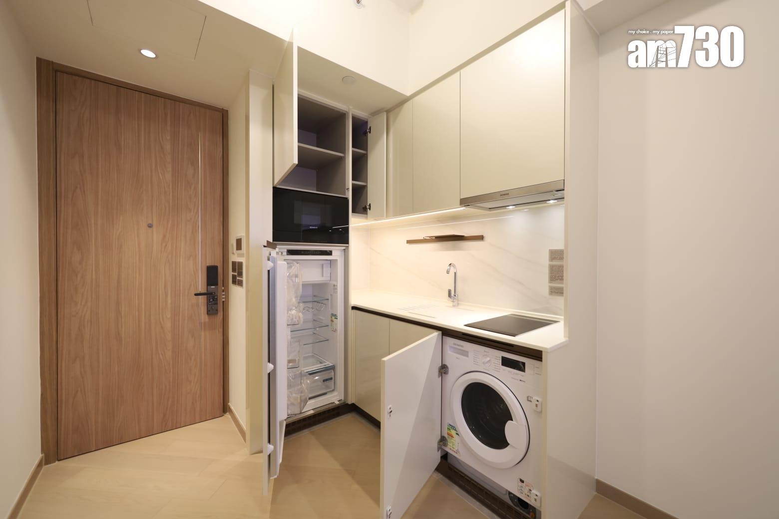 柏景峰示範單位|293呎無改動一房 樓底高度3.3米空感十足(多圖有片)|油塘新盤