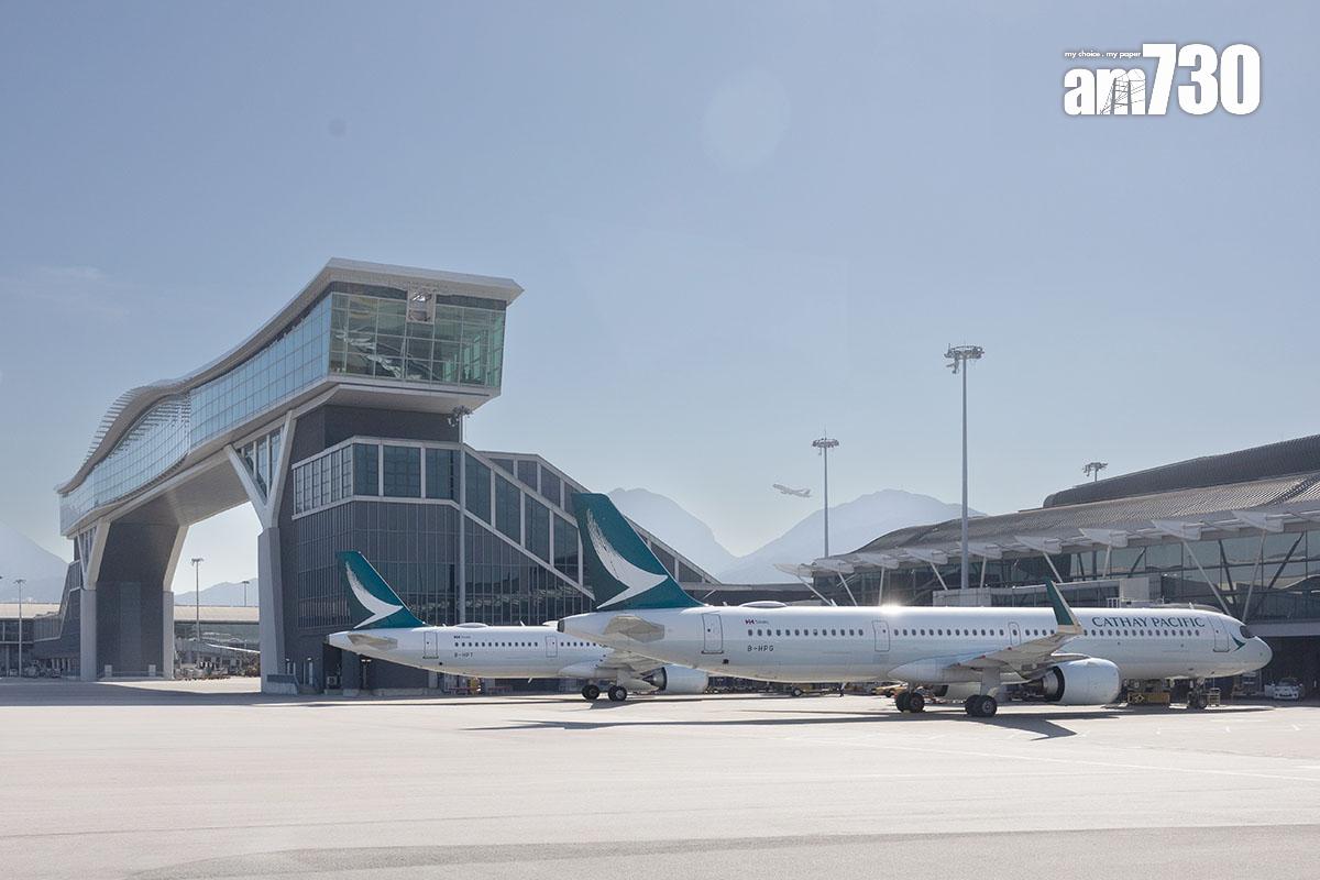 國泰航空上月客運需求殷切。(資料圖片/蘇文傑攝)