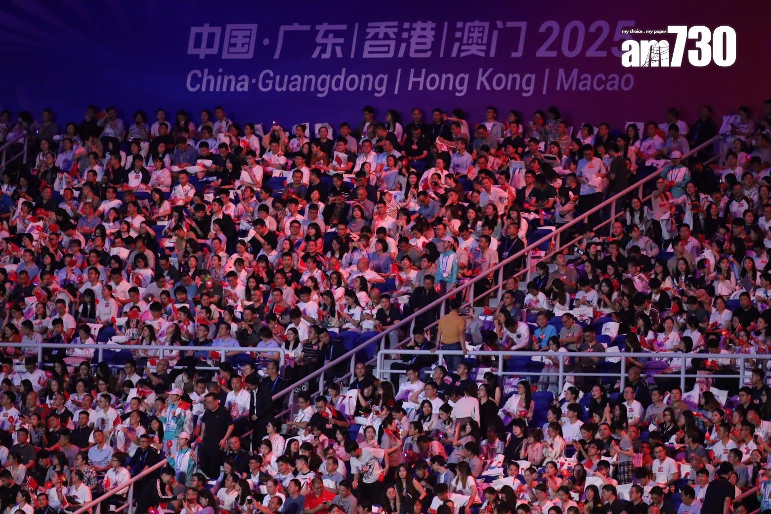 全運會開幕式晚上在廣東奧林匹克體育中心舉行。(鍾式明攝)