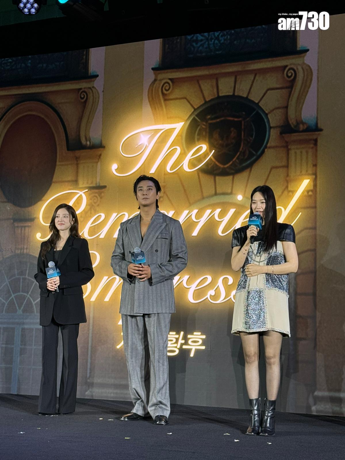 準新娘申敏兒上星期來港宣傳新劇。 (娛樂組攝)