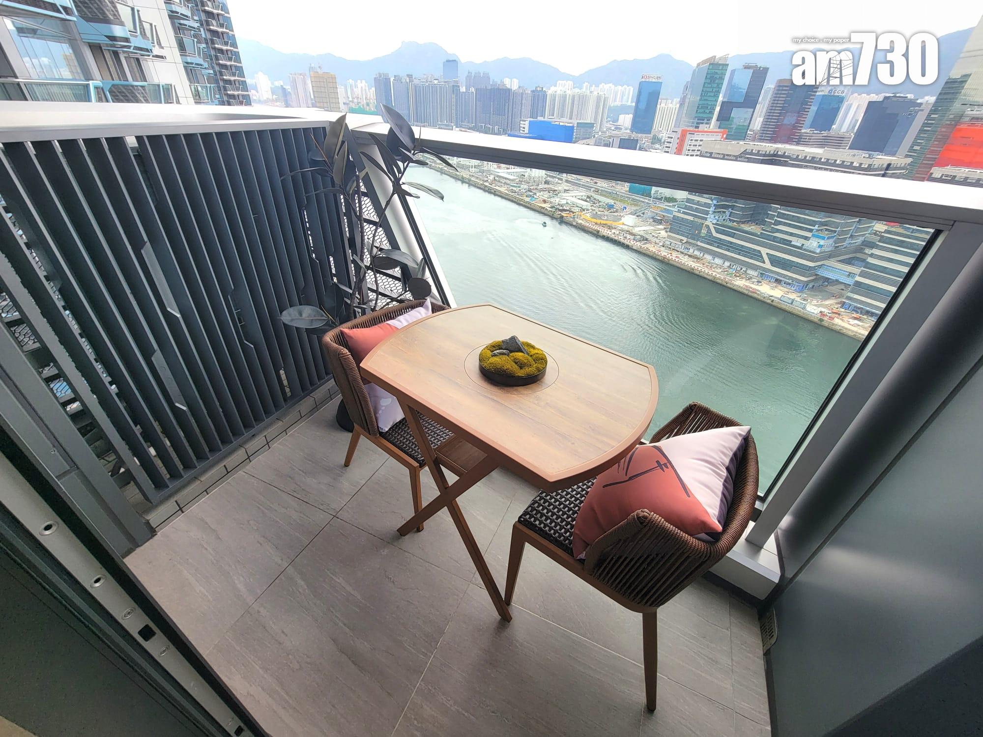 啟德海灣示範單位|450呎連裝修傢俬現樓兩房 一改動令全屋增添亮點(多圖有片)|啟德新盤