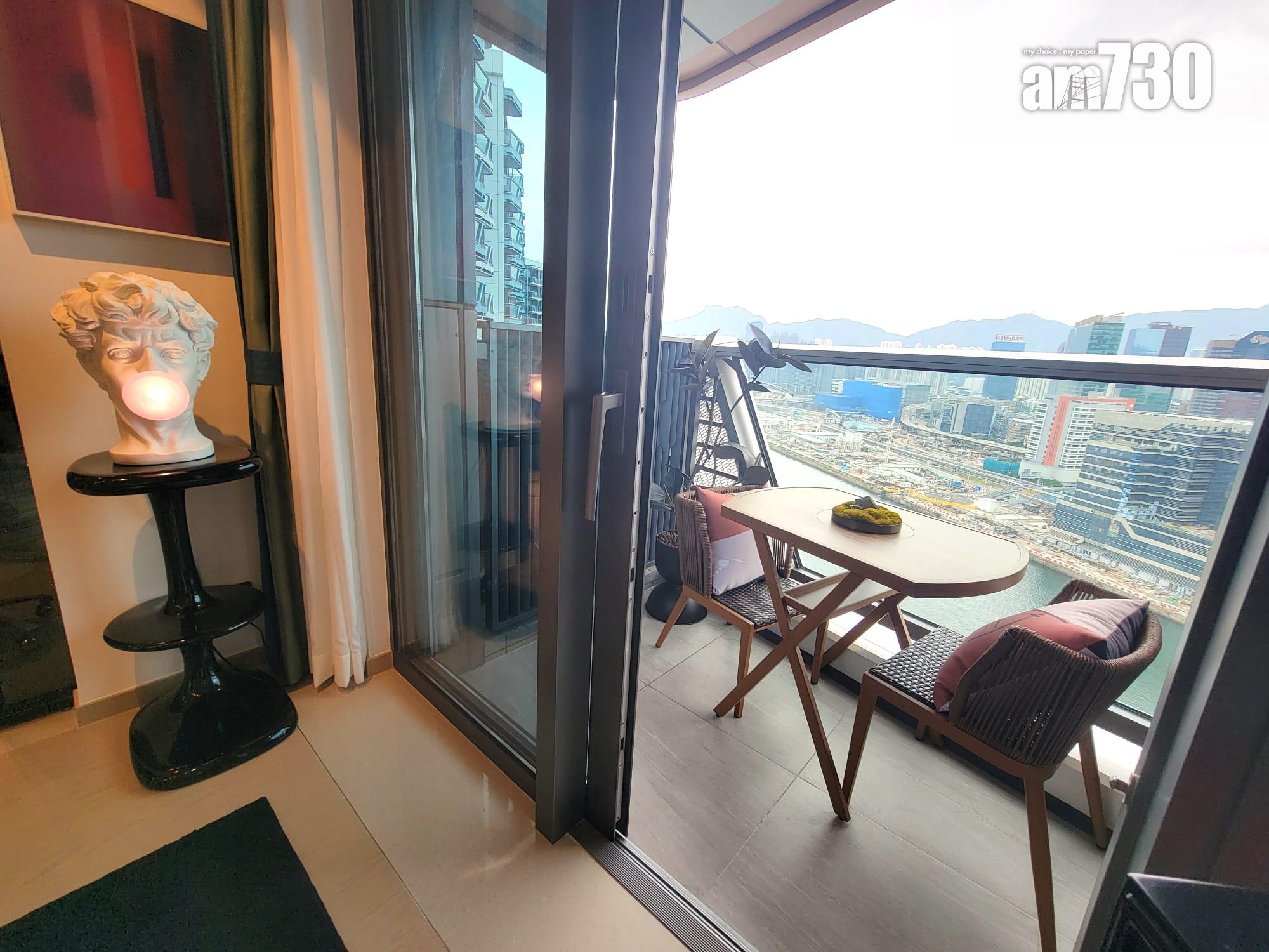 啟德海灣示範單位|450呎連裝修傢俬現樓兩房 一改動令全屋增添亮點(多圖有片)|啟德新盤