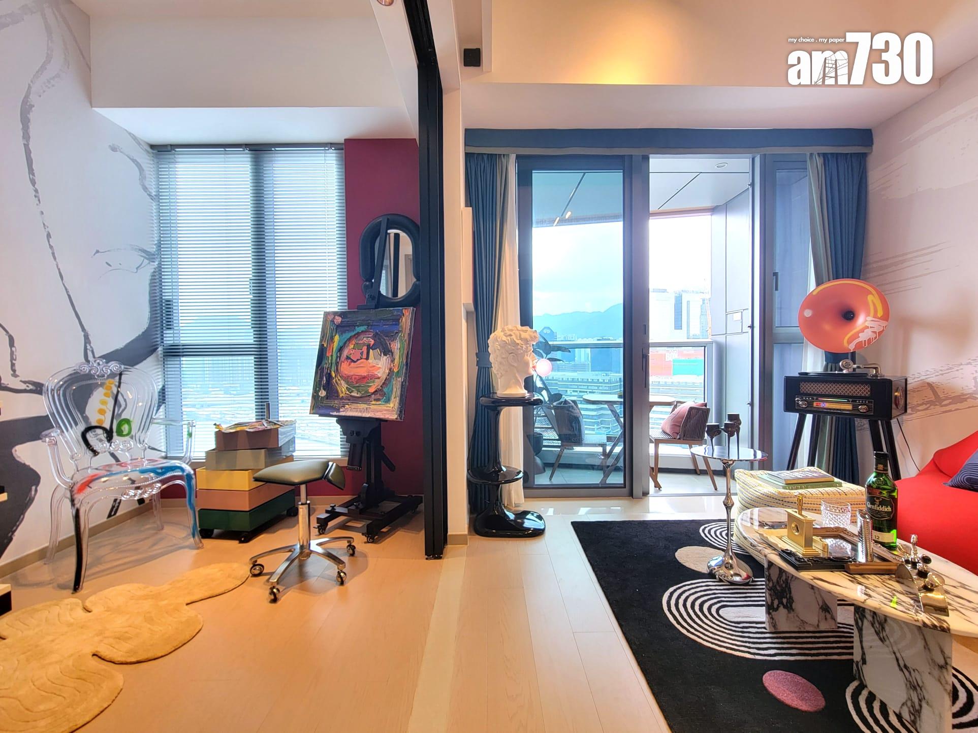 啟德海灣示範單位|450呎連裝修傢俬現樓兩房 一改動令全屋增添亮點(多圖有片)|啟德新盤