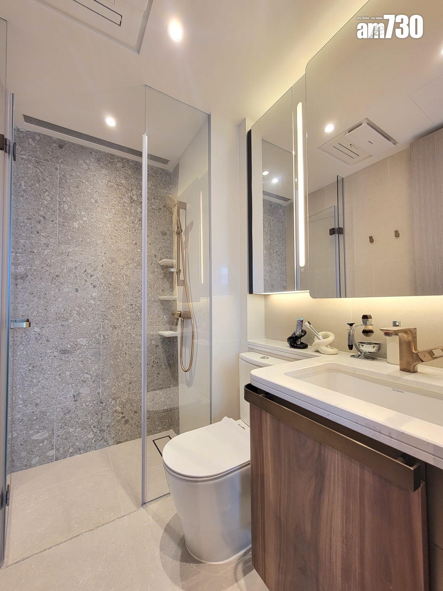 啟德海灣示範單位|450呎連裝修傢俬現樓兩房 一改動令全屋增添亮點(多圖有片)|啟德新盤