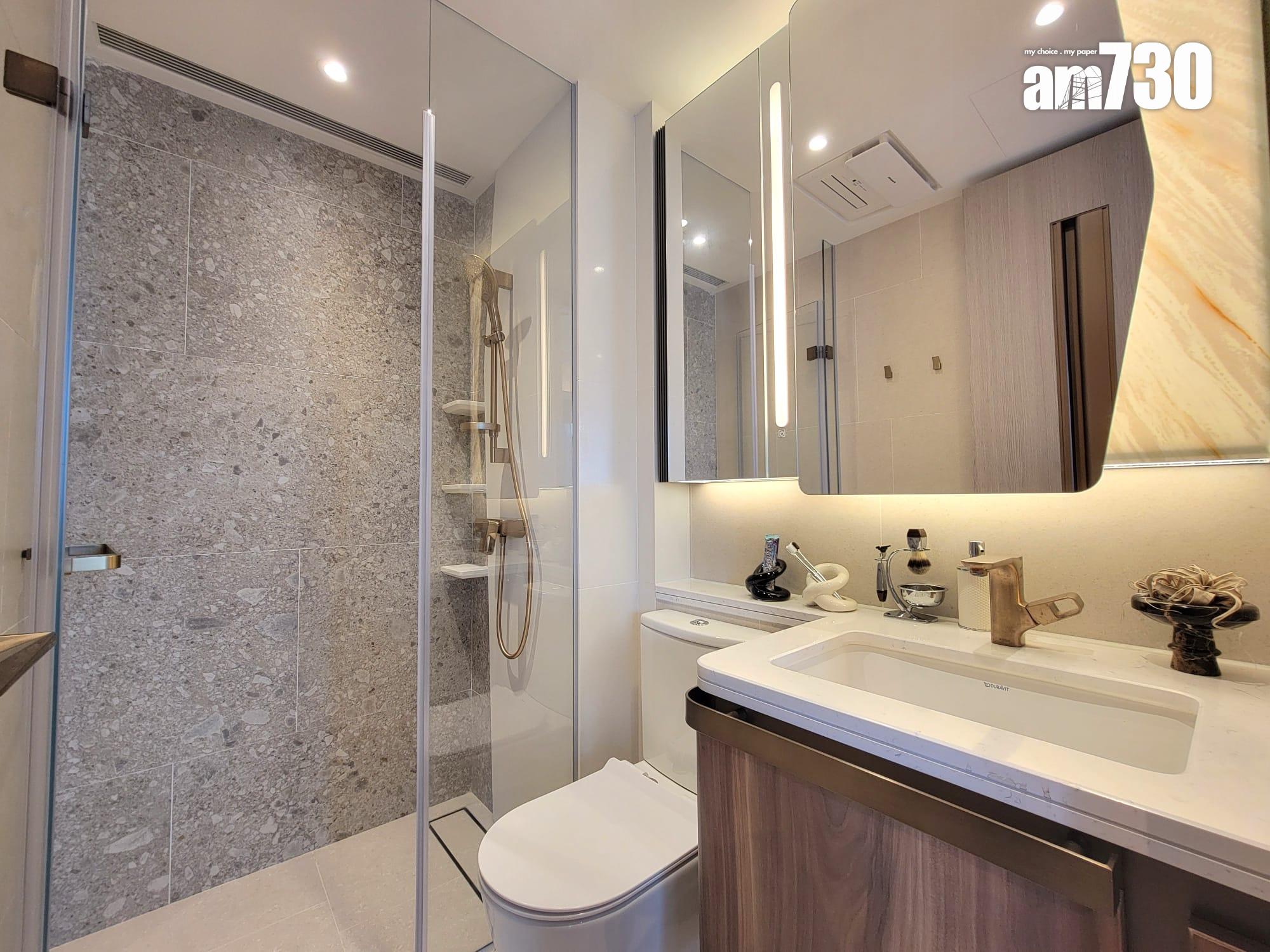 啟德海灣示範單位|450呎連裝修傢俬現樓兩房 一改動令全屋增添亮點(多圖有片)|啟德新盤