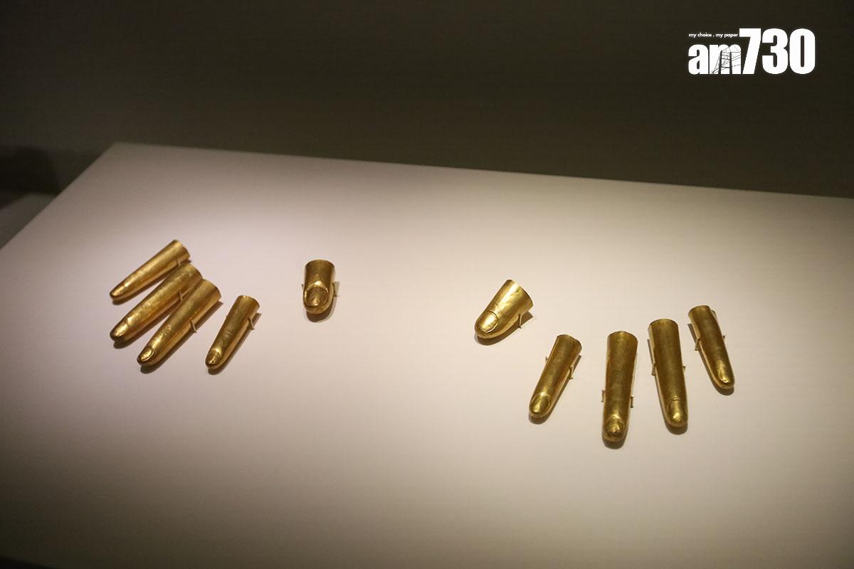 在故宮文化博物館舉行的古埃及文明大展,展出多項埃及博物館珍藏。(資料圖片/鍾式明攝)