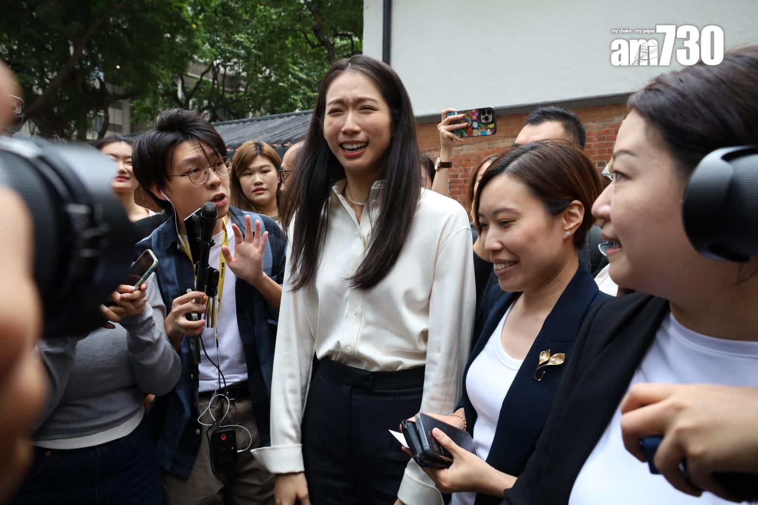 立法會選舉2025|江旻憓報名參選立法會功能界別旅遊界。(鍾式明攝)