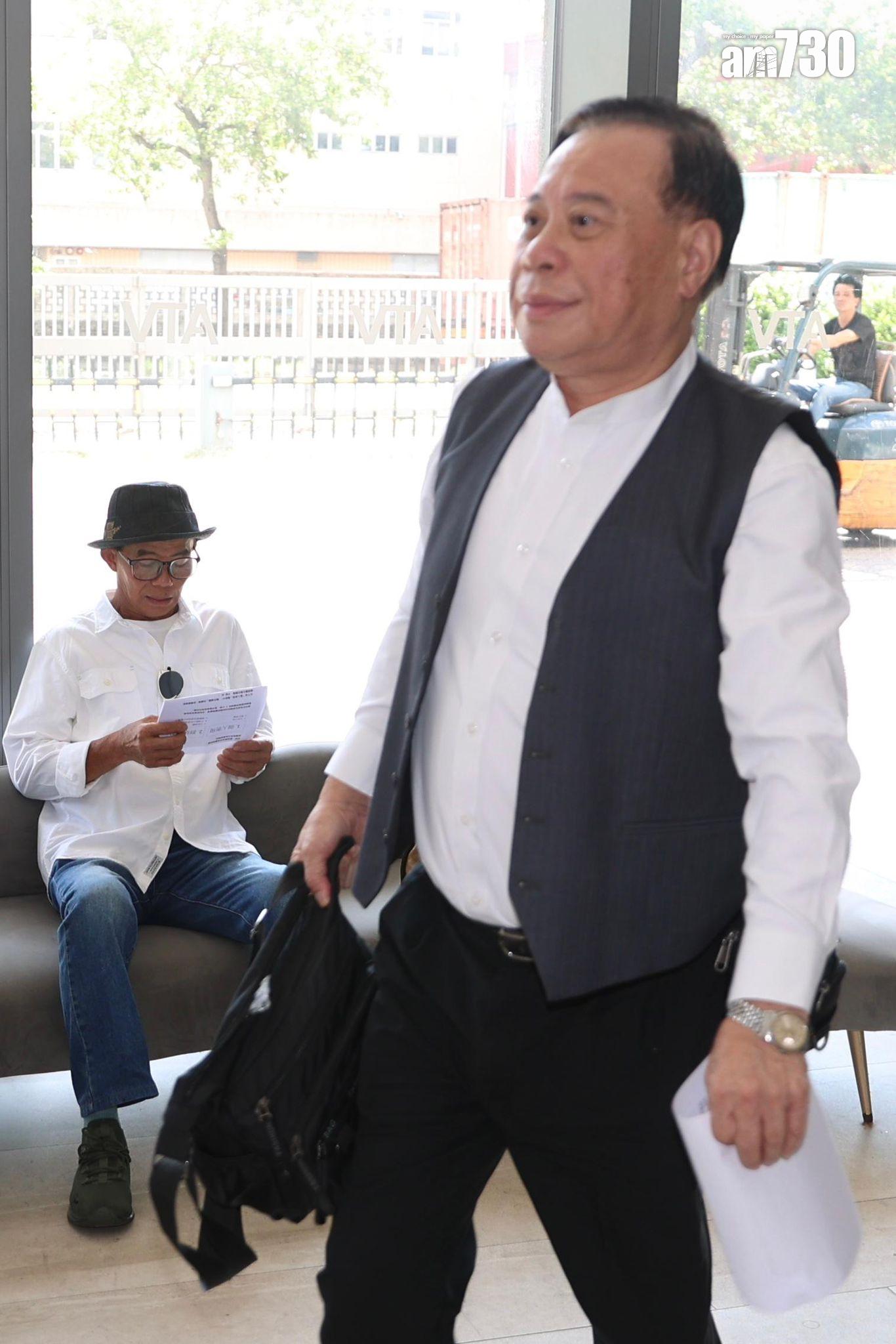 「食屎陳先生」黃志榮現身亞視演員招募。 (娛樂組攝)