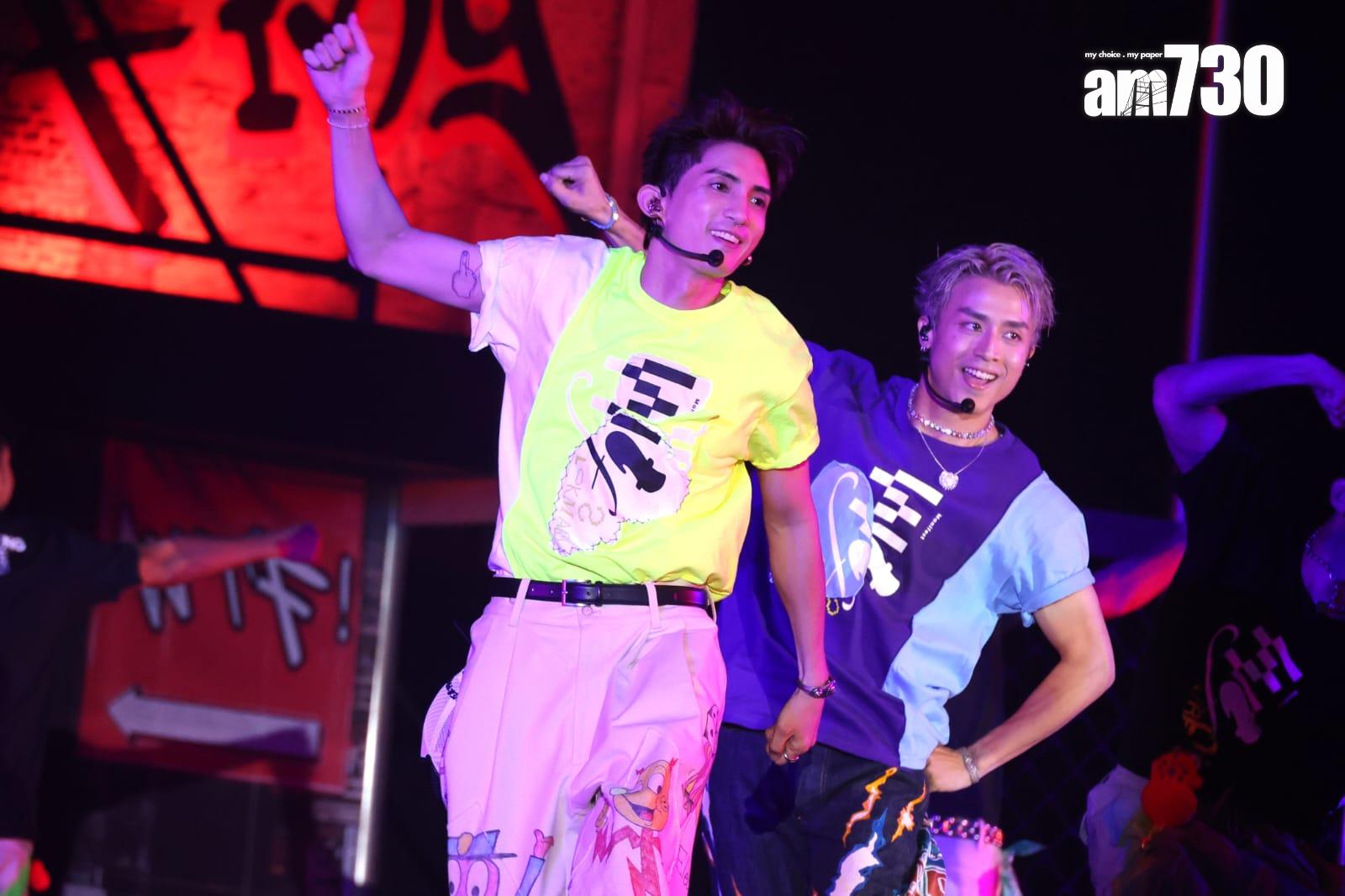 Lokman、AK、在《W.T.F.2 Live 2025》完場前,enocore開場的跳唱環節。(林俊源攝)