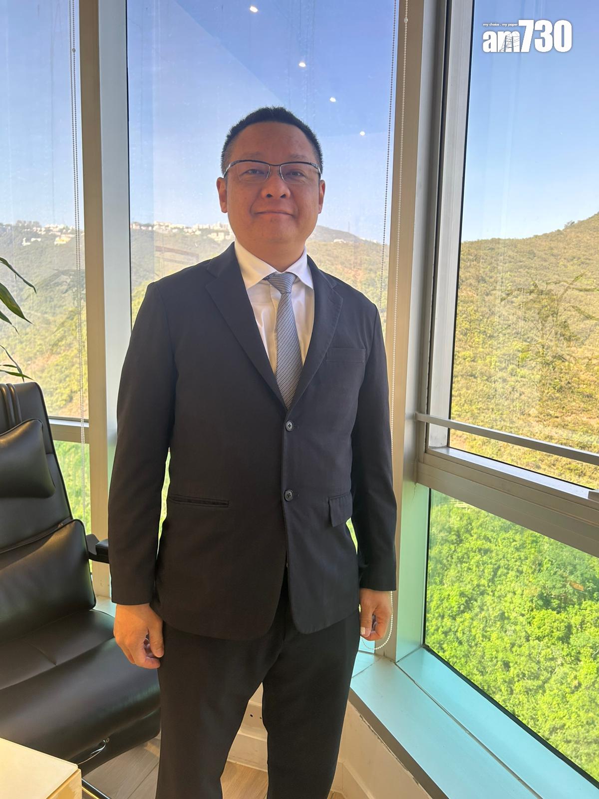 范駿華首次參選立法會選舉(陳芷晴攝)