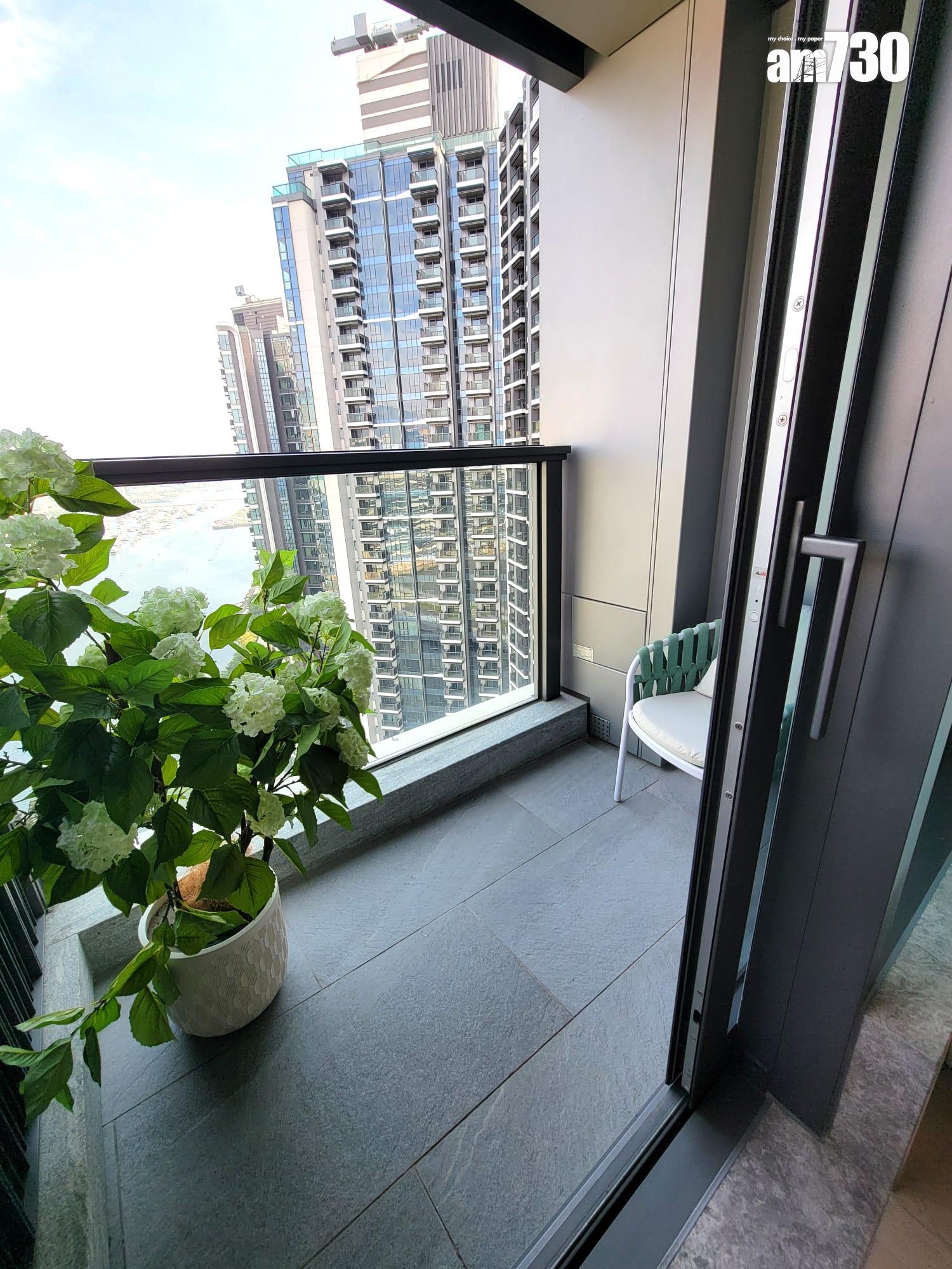 DOUBLE COAST III示範單位|696呎三房套 標準分層戶最大 廳房同向享海景 (多圖有片)|啟德新盤