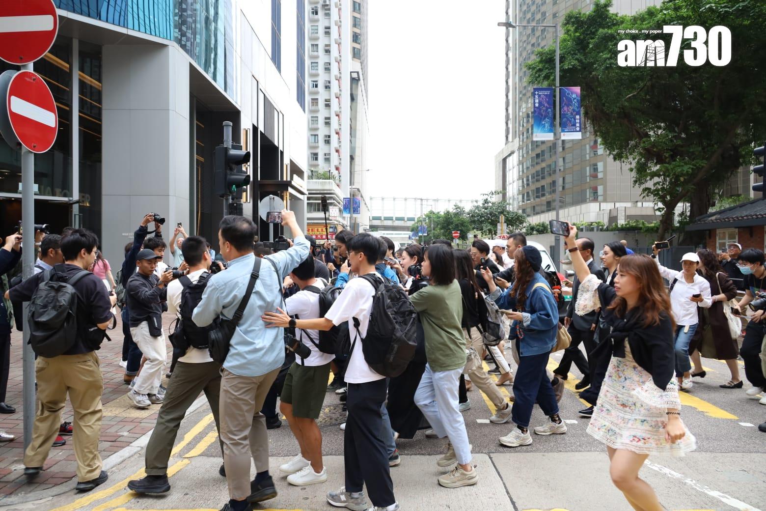 立法會選舉2025|江旻憓報名參選立法會功能界別旅遊界。(鍾式明攝)